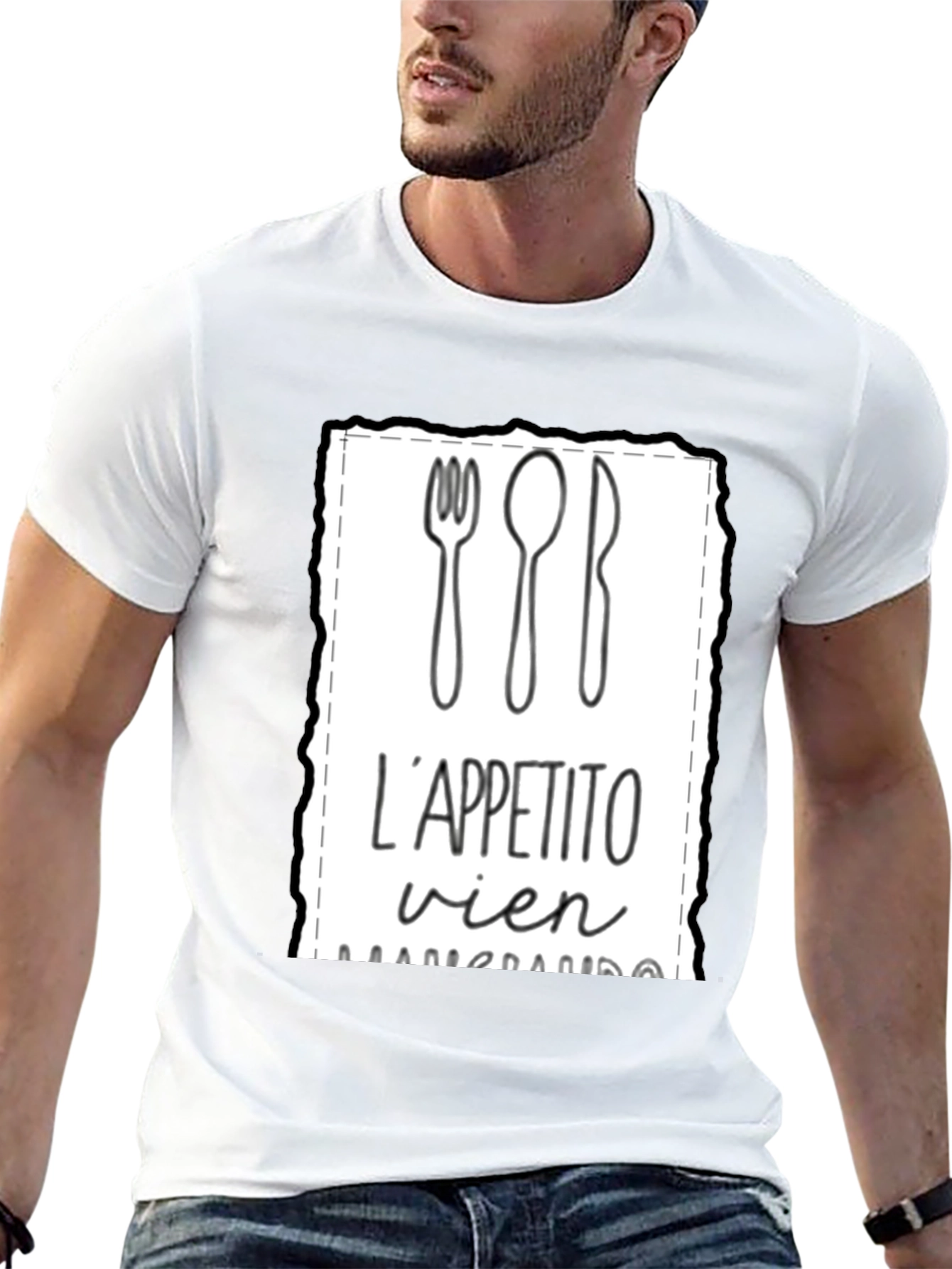 Lappetito Vien Mangairdo T-Shirt - Italian Foodie