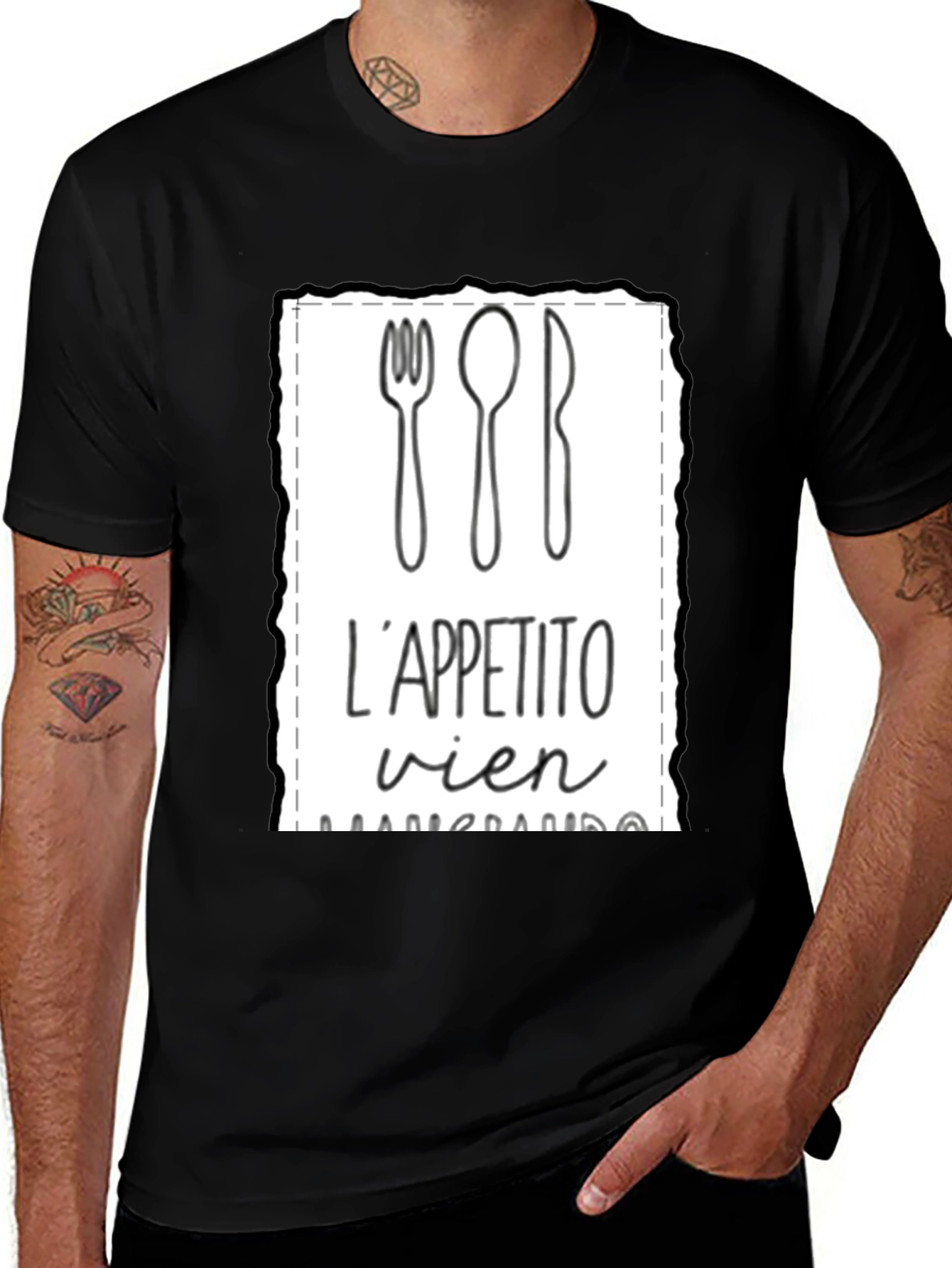 Lappetito Vien Mangairdo T-Shirt - Italian Foodie