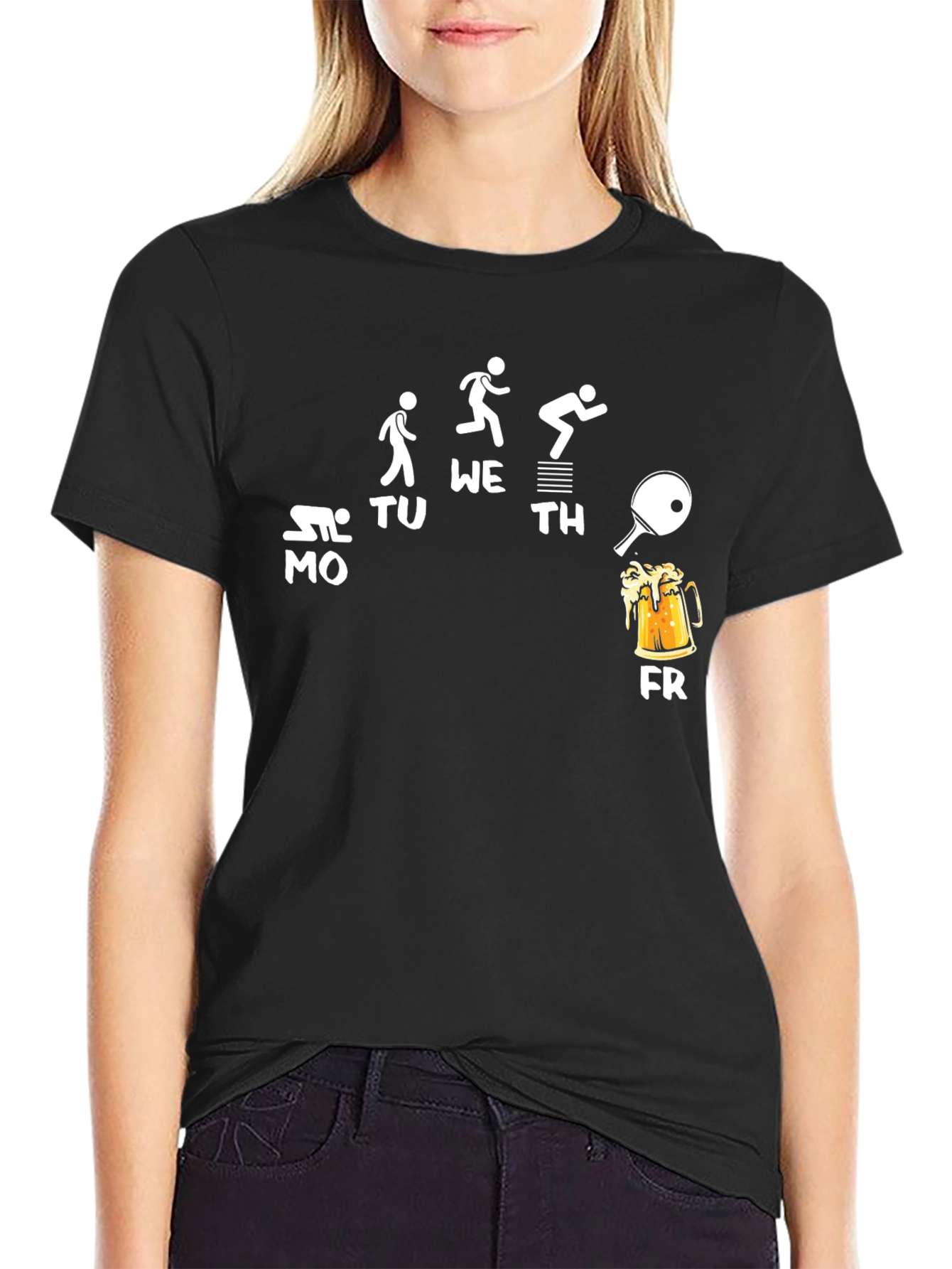 Week Humor Graphic T-Shirt