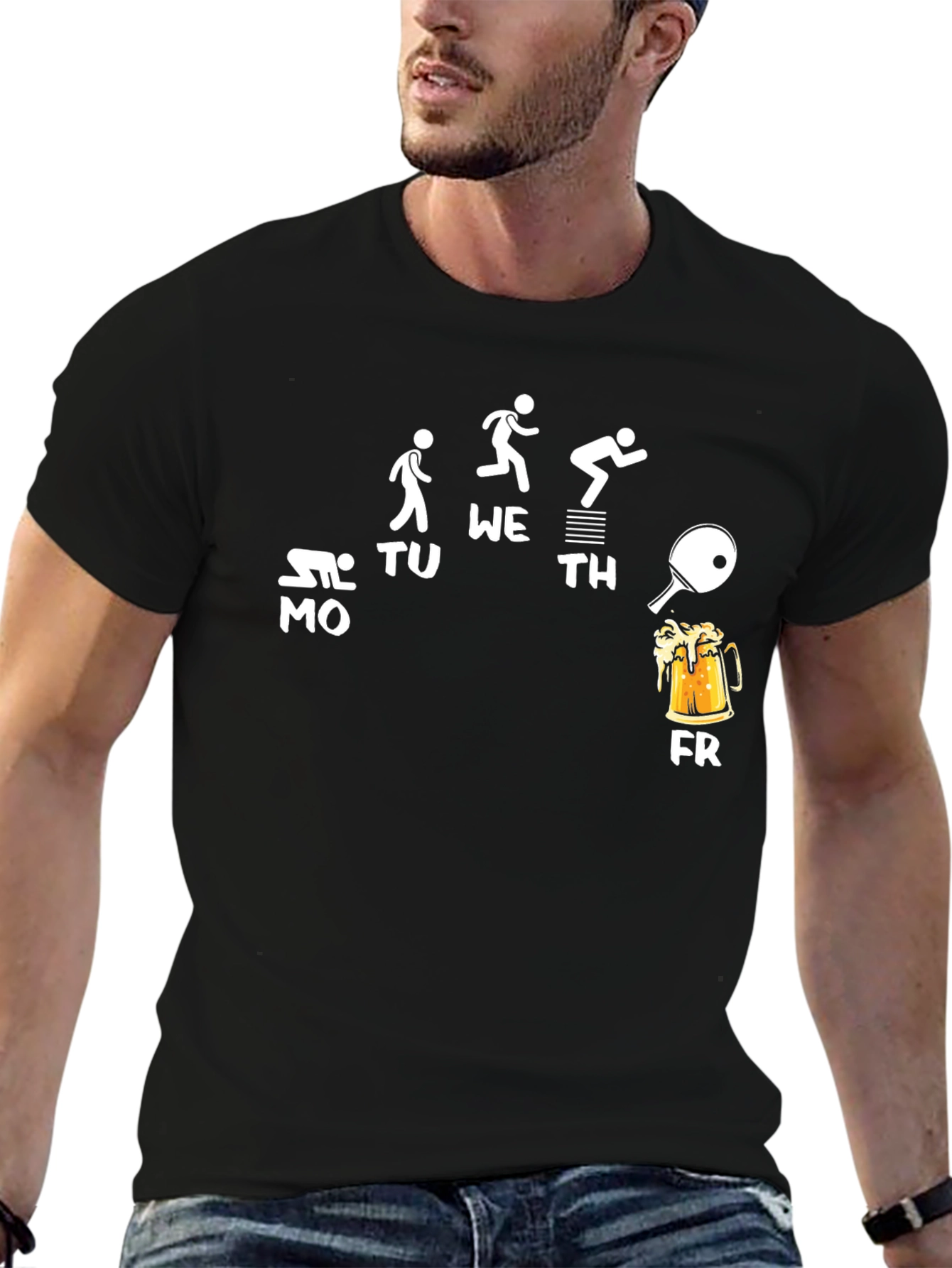 Week Humor Graphic T-Shirt