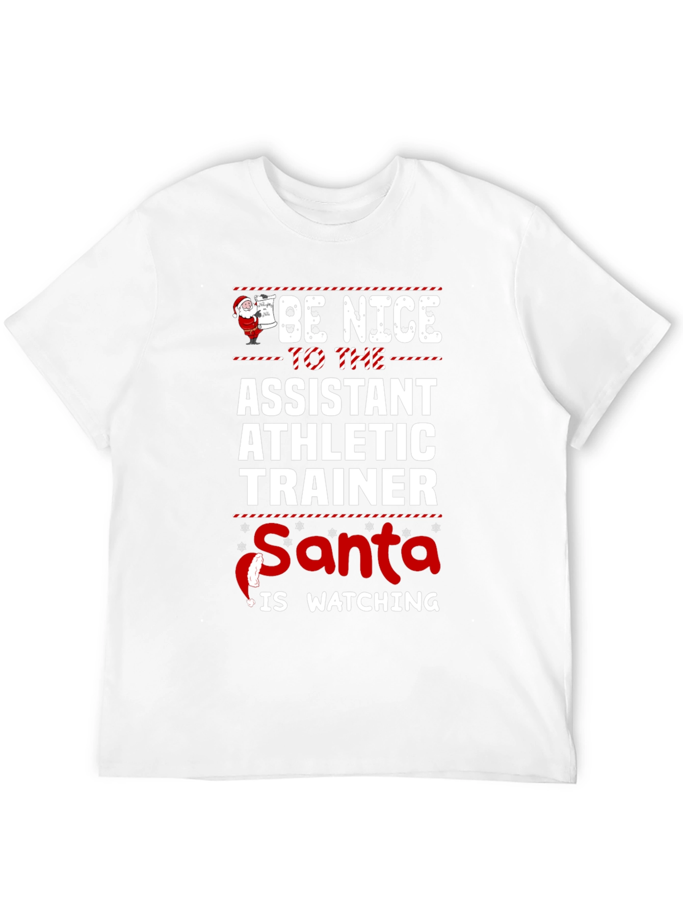 Assistant Athletic Trainer Santa Christmas T-Shirt