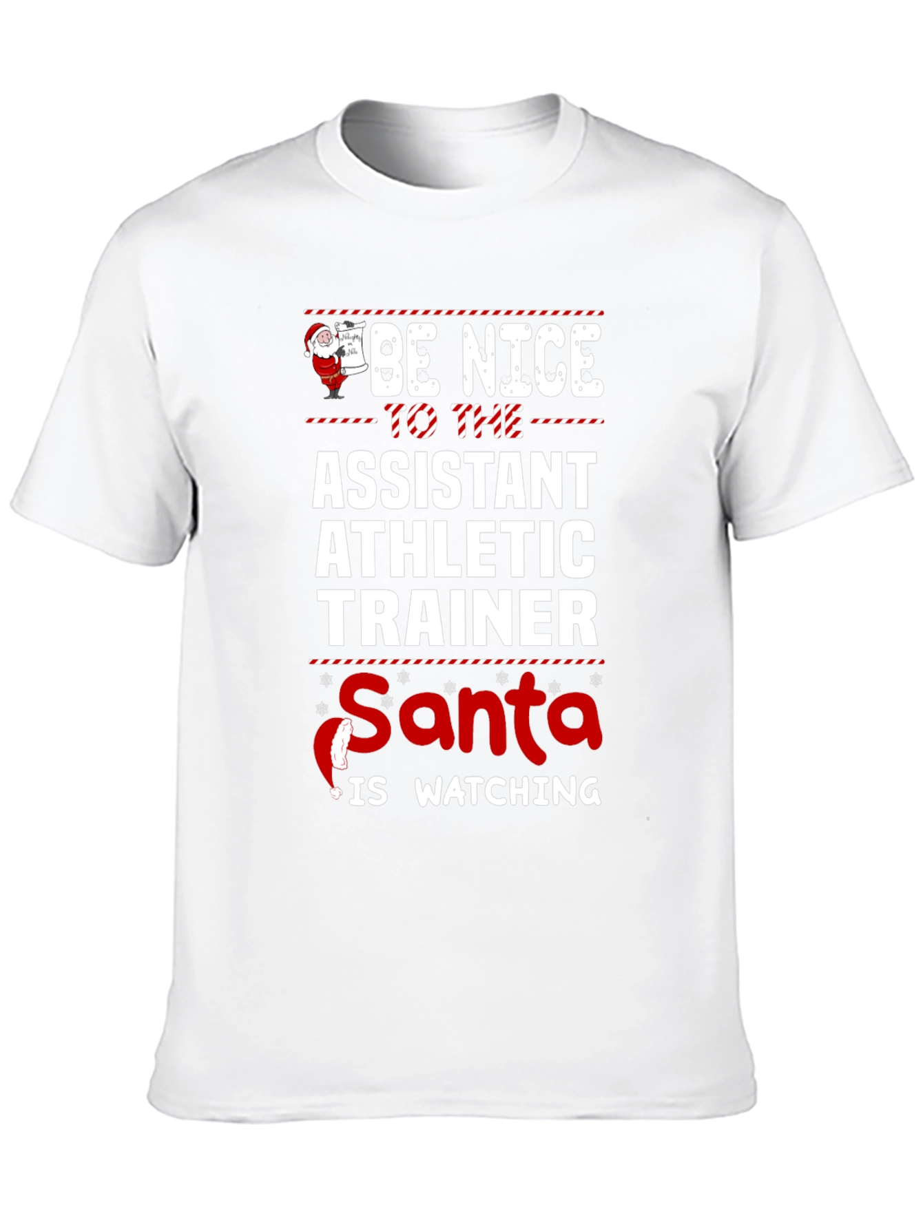 Assistant Athletic Trainer Santa Christmas T-Shirt