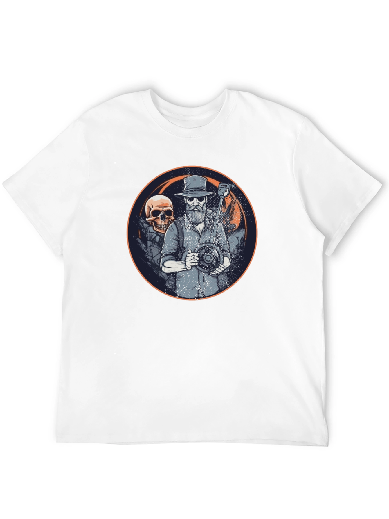 Metal Detecting Skull T-Shirt