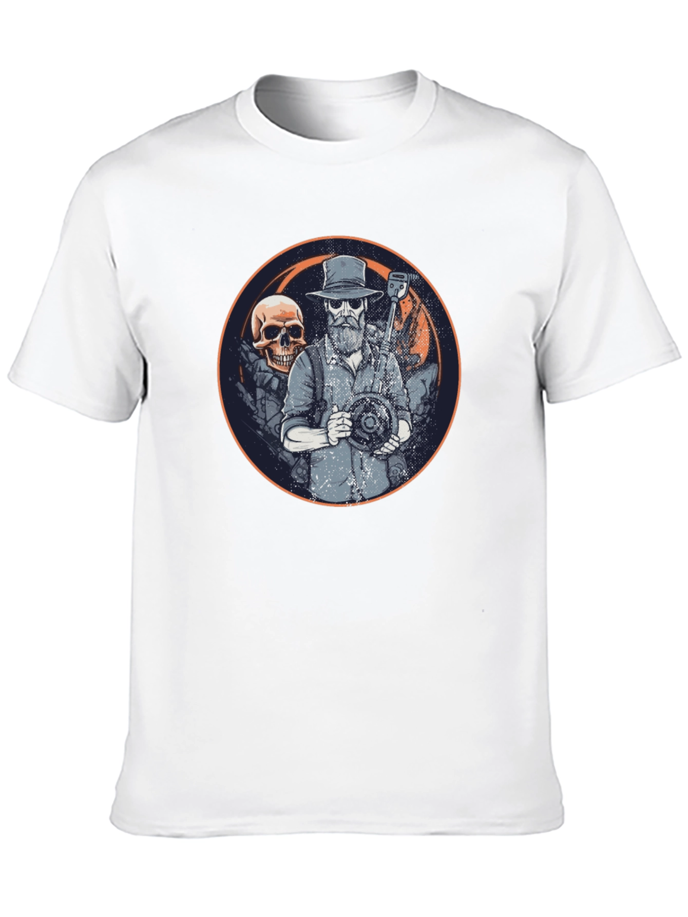 Metal Detecting Skull T-Shirt