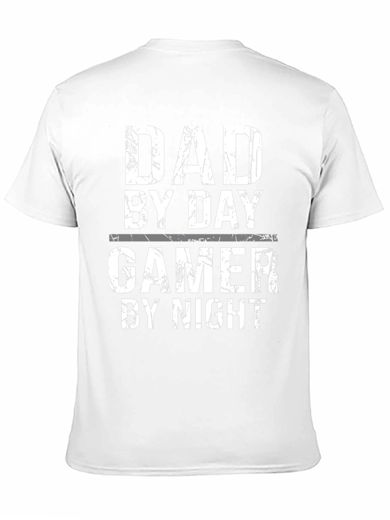 Dad By Day Gamer By Night Black Graphic T-Shirt