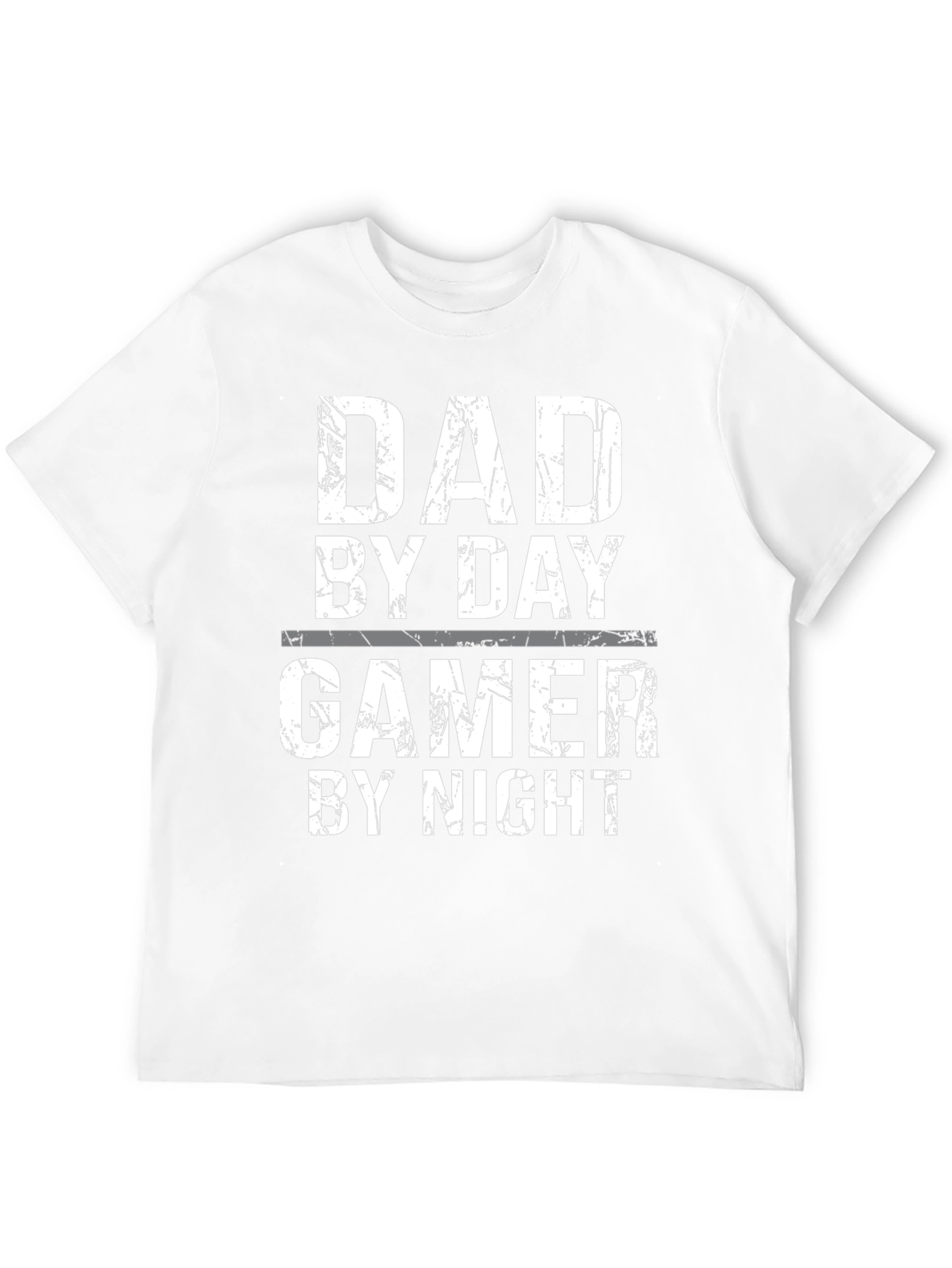 Dad By Day Gamer By Night Black Graphic T-Shirt