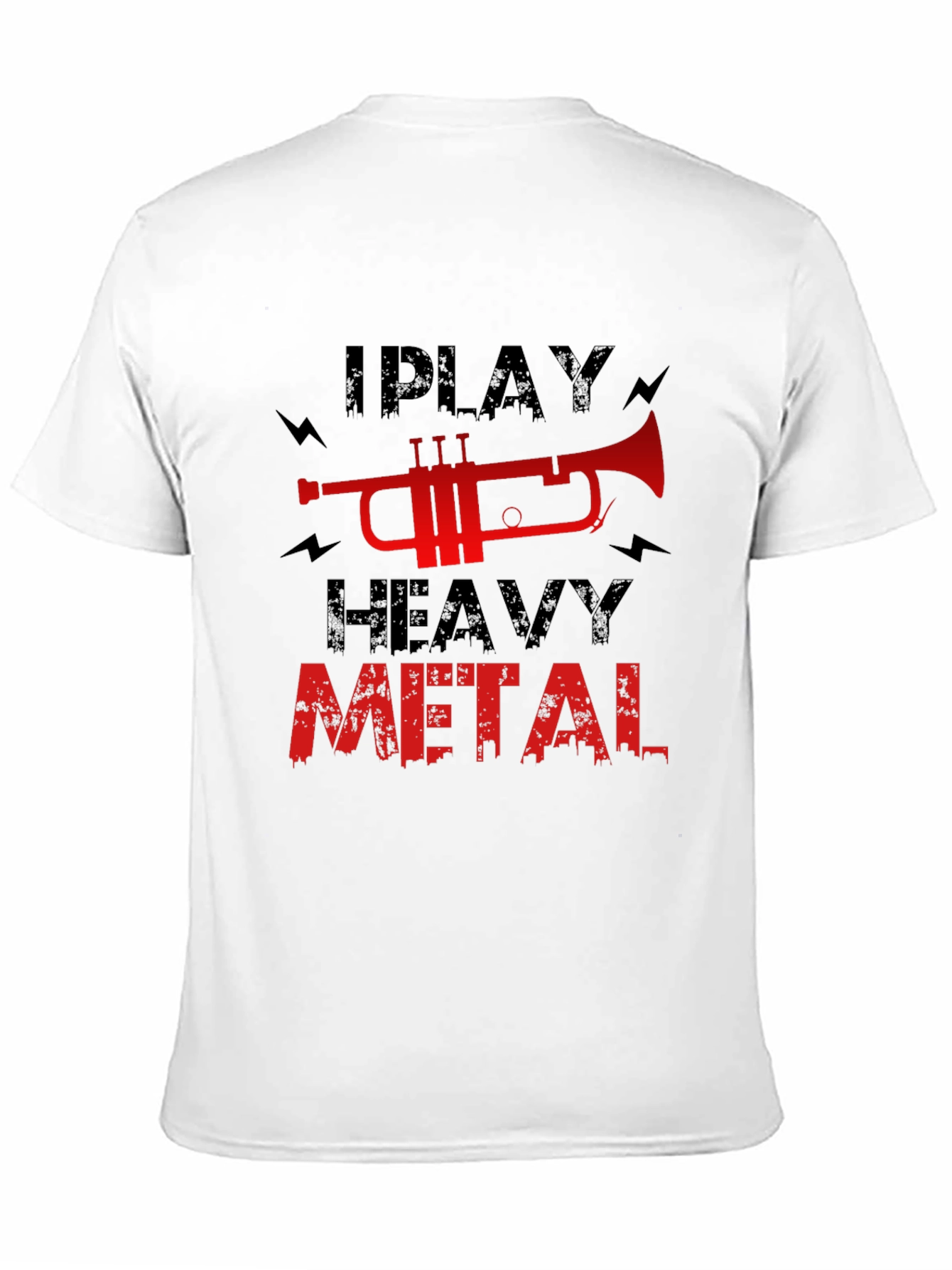 I Play Heavy Metal Trumpet Graphic T-Shirt