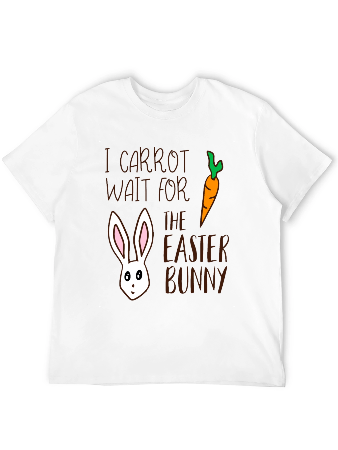 Easter Bunny Carrot Graphic T-Shirt
