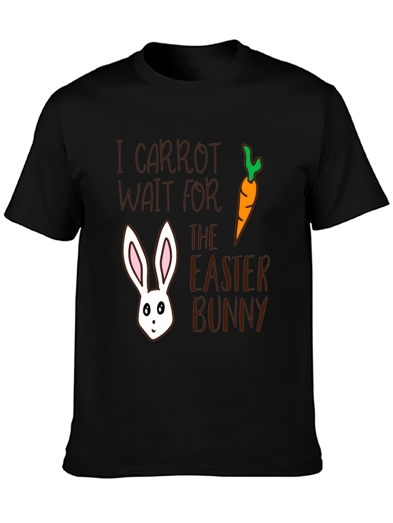 Easter Bunny Carrot Graphic T-Shirt