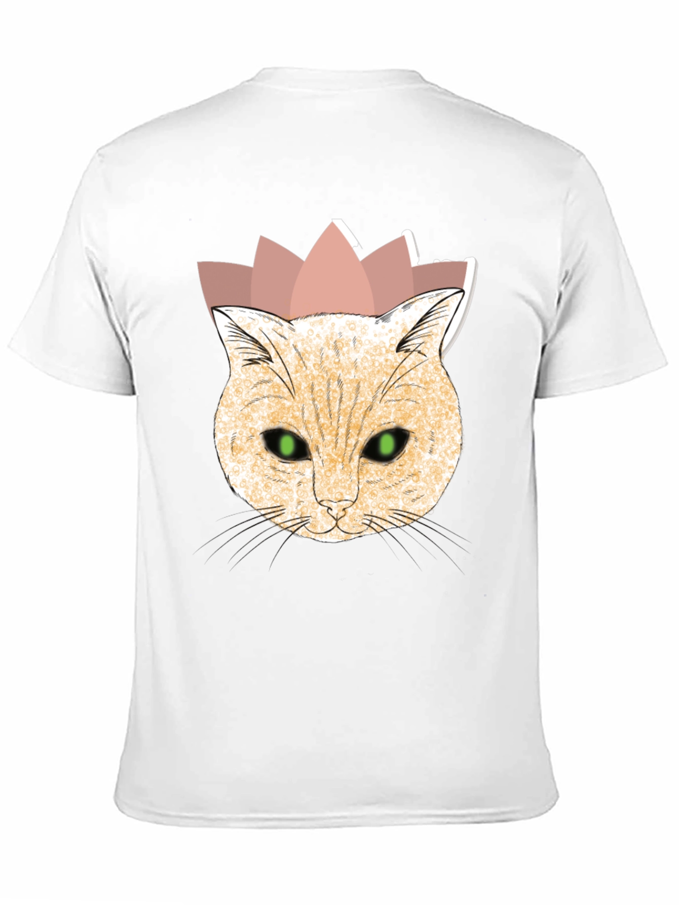 Cat King T-Shirt - Black Cotton Tee