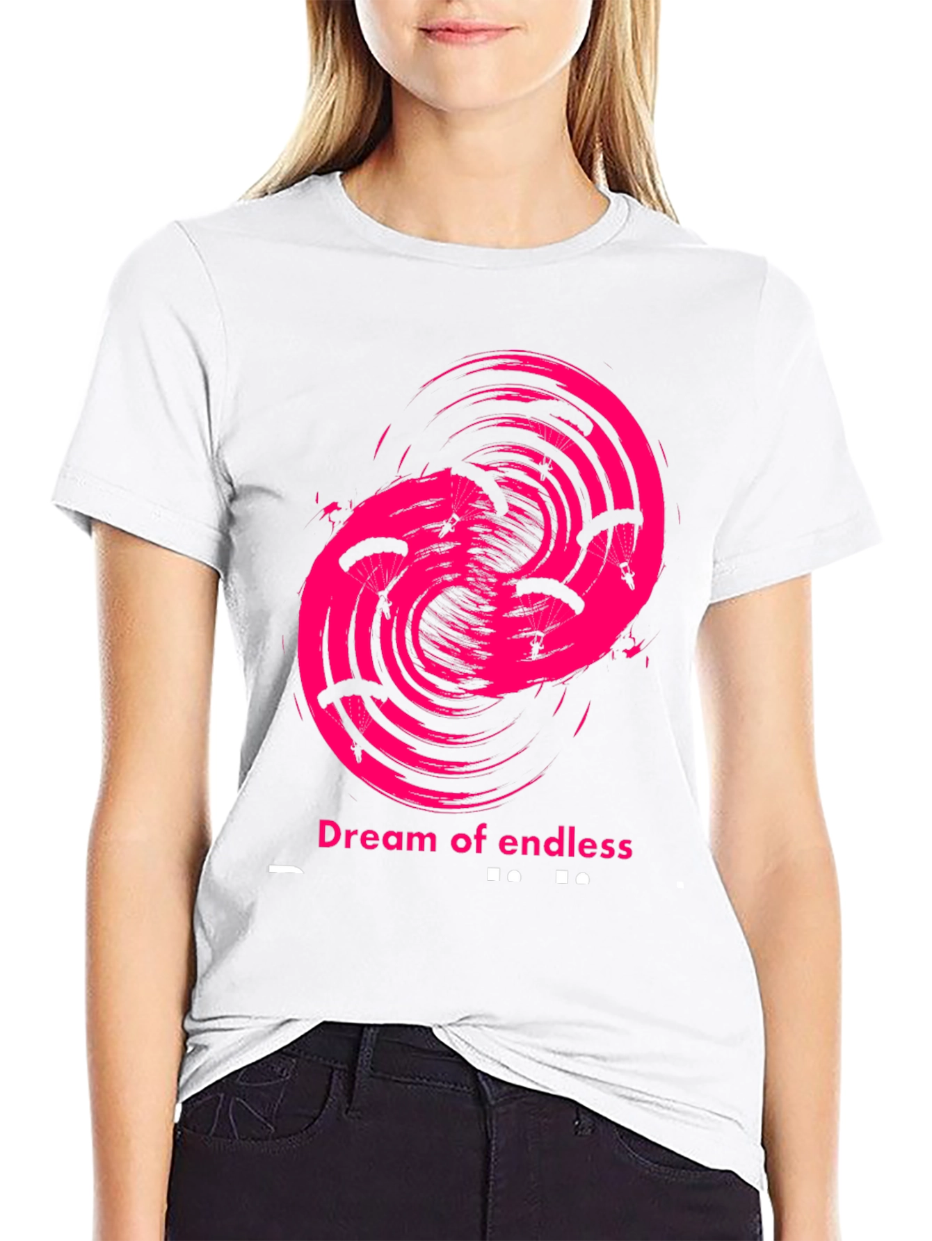 Dream of Endless Skydive Black T-Shirt