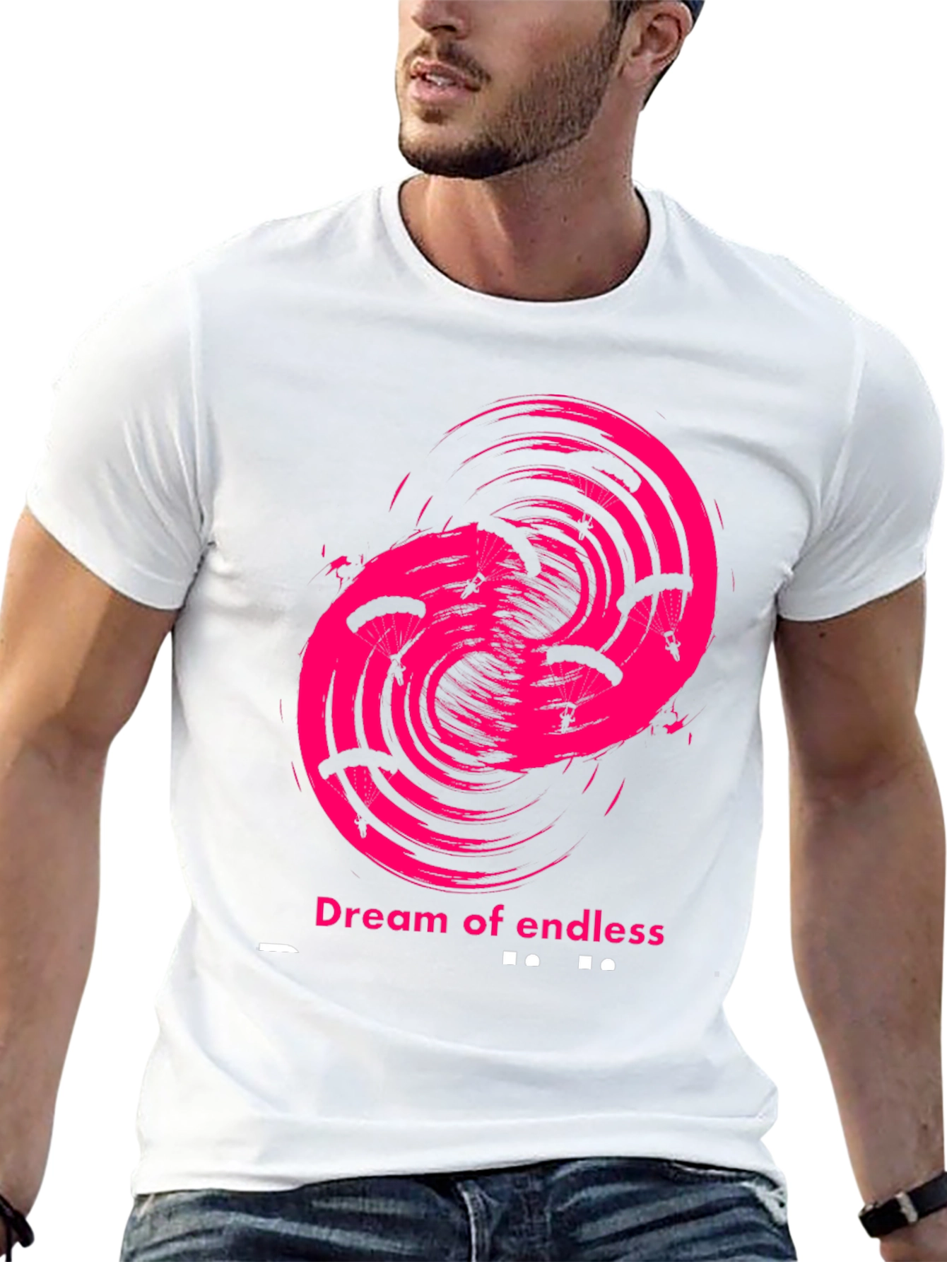 Dream of Endless Skydive Black T-Shirt