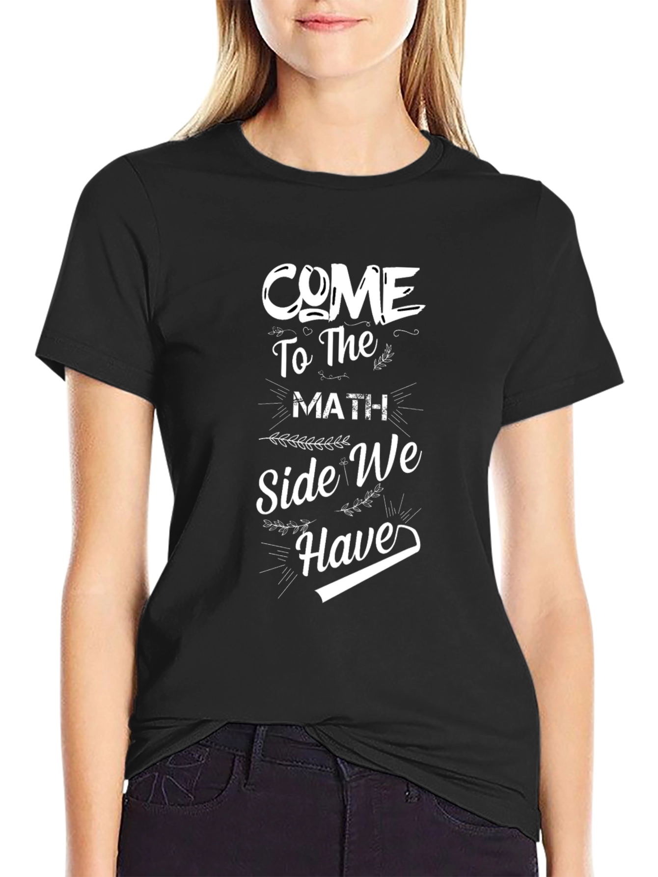 Math Side T-Shirt - Funny Geek Tee