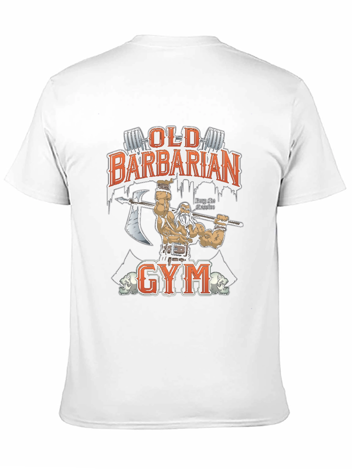 Old Barbarian Gym Black T-Shirt
