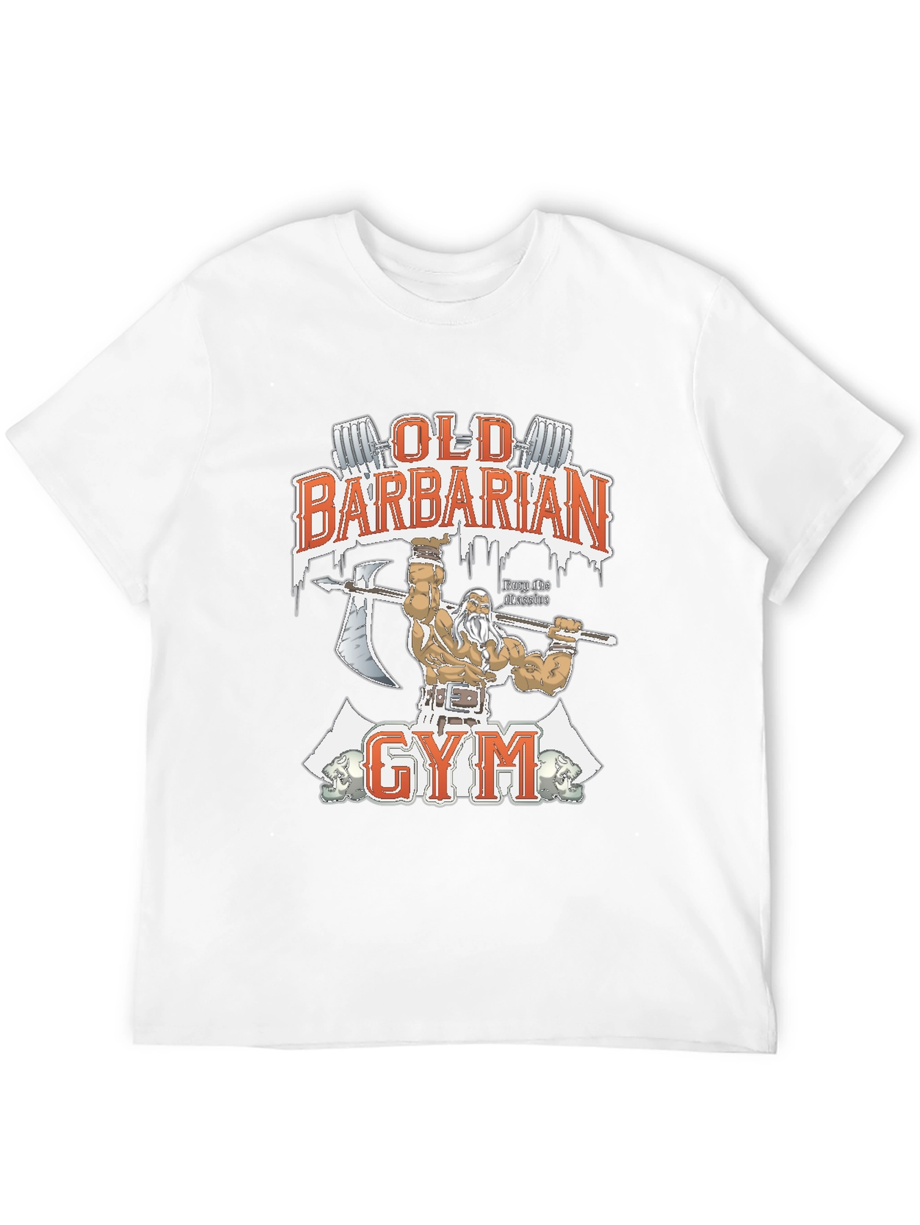 Old Barbarian Gym Black T-Shirt