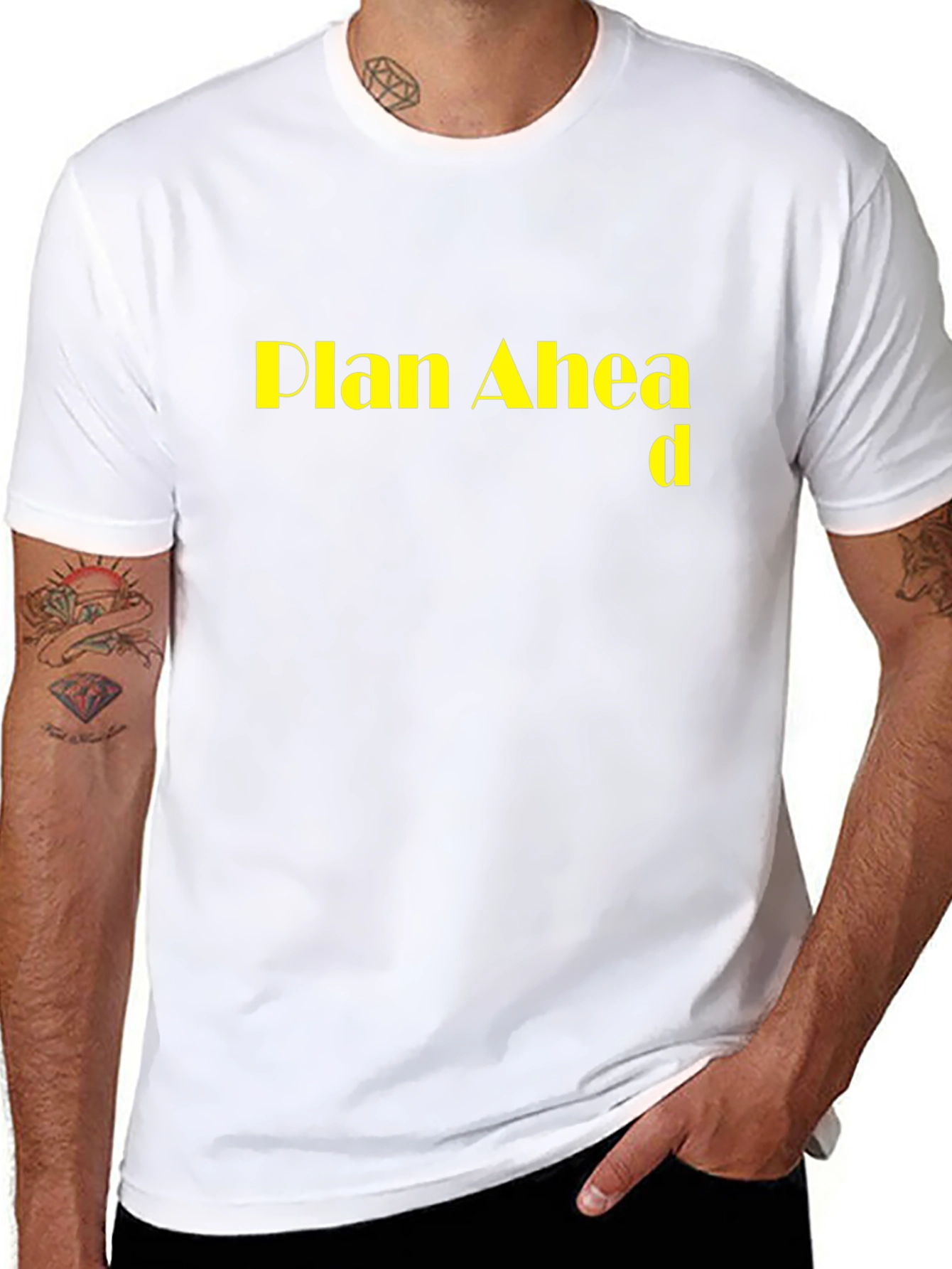 Plan Ahead Graphic Tee - Bold Statement Shirt