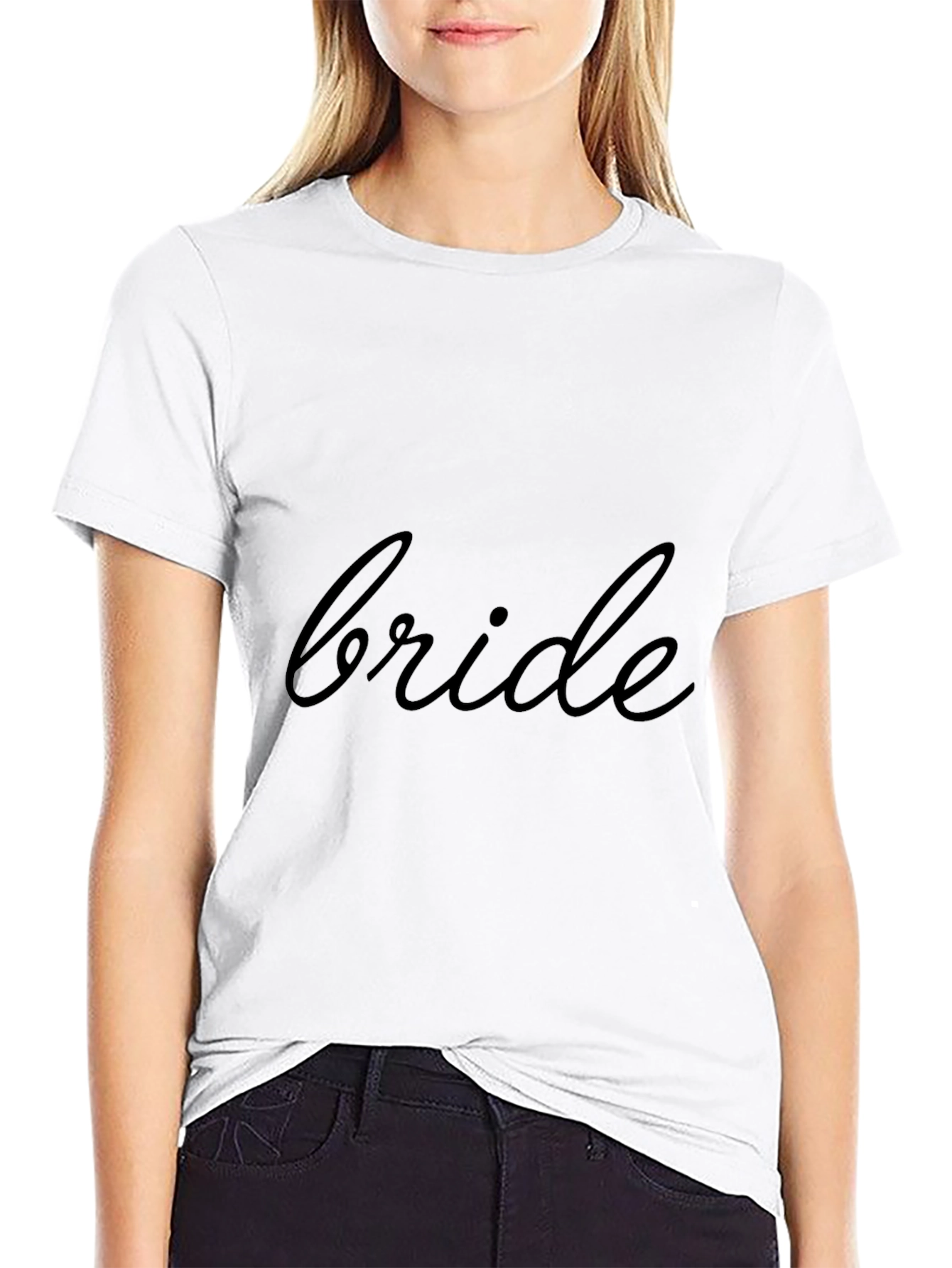 Bride Script T-Shirt - Wedding Day Apparel