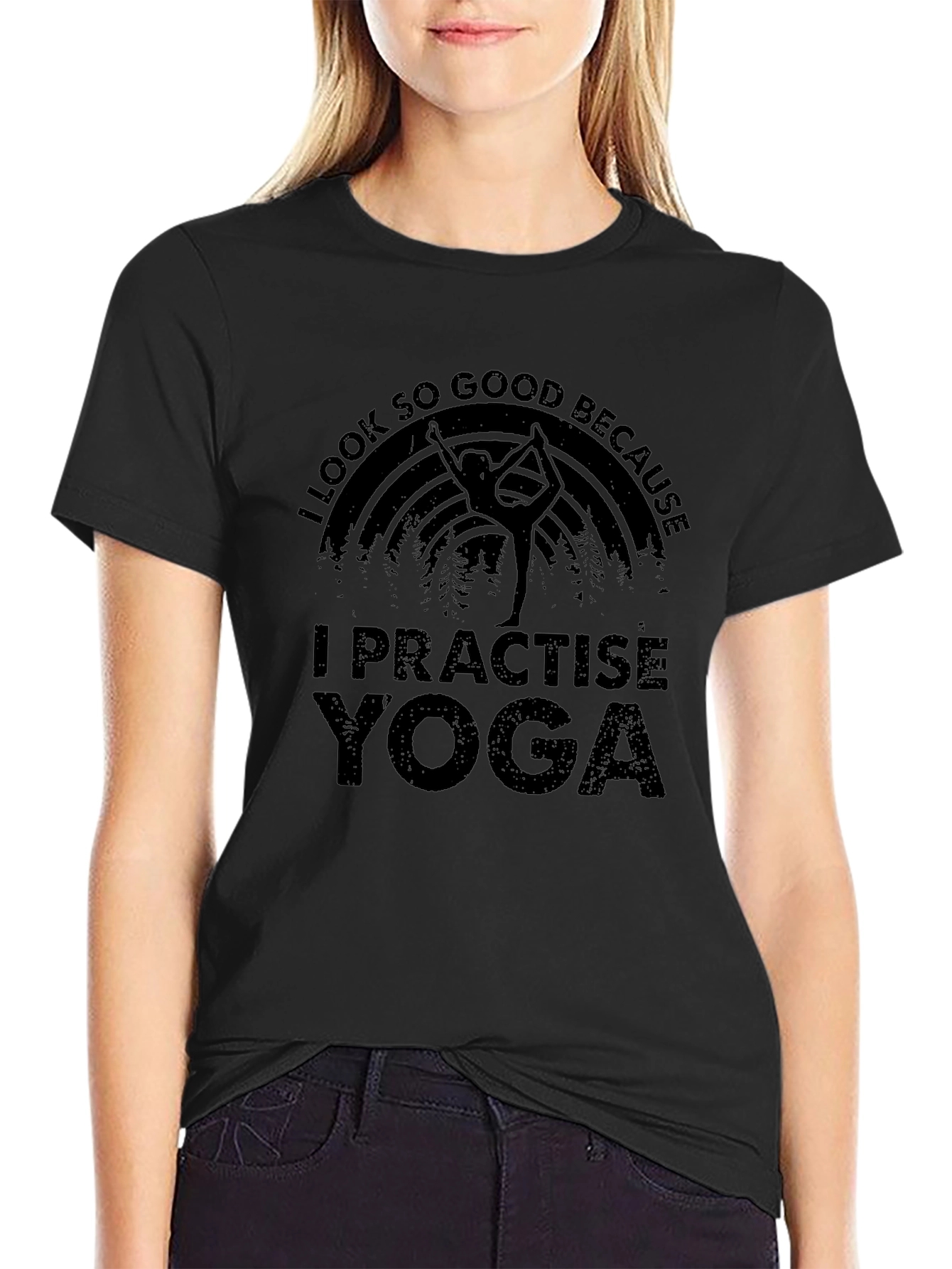 Yoga Practice Graphic T-Shirt