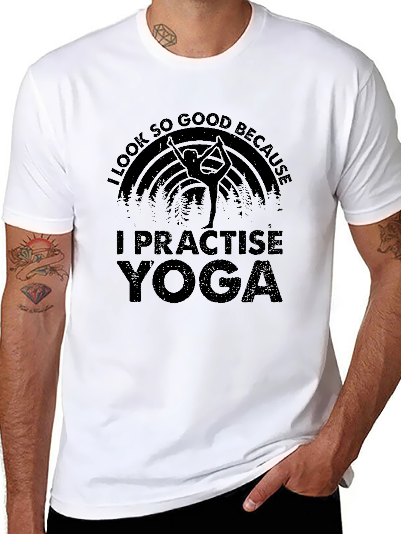 Yoga Practice Graphic T-Shirt