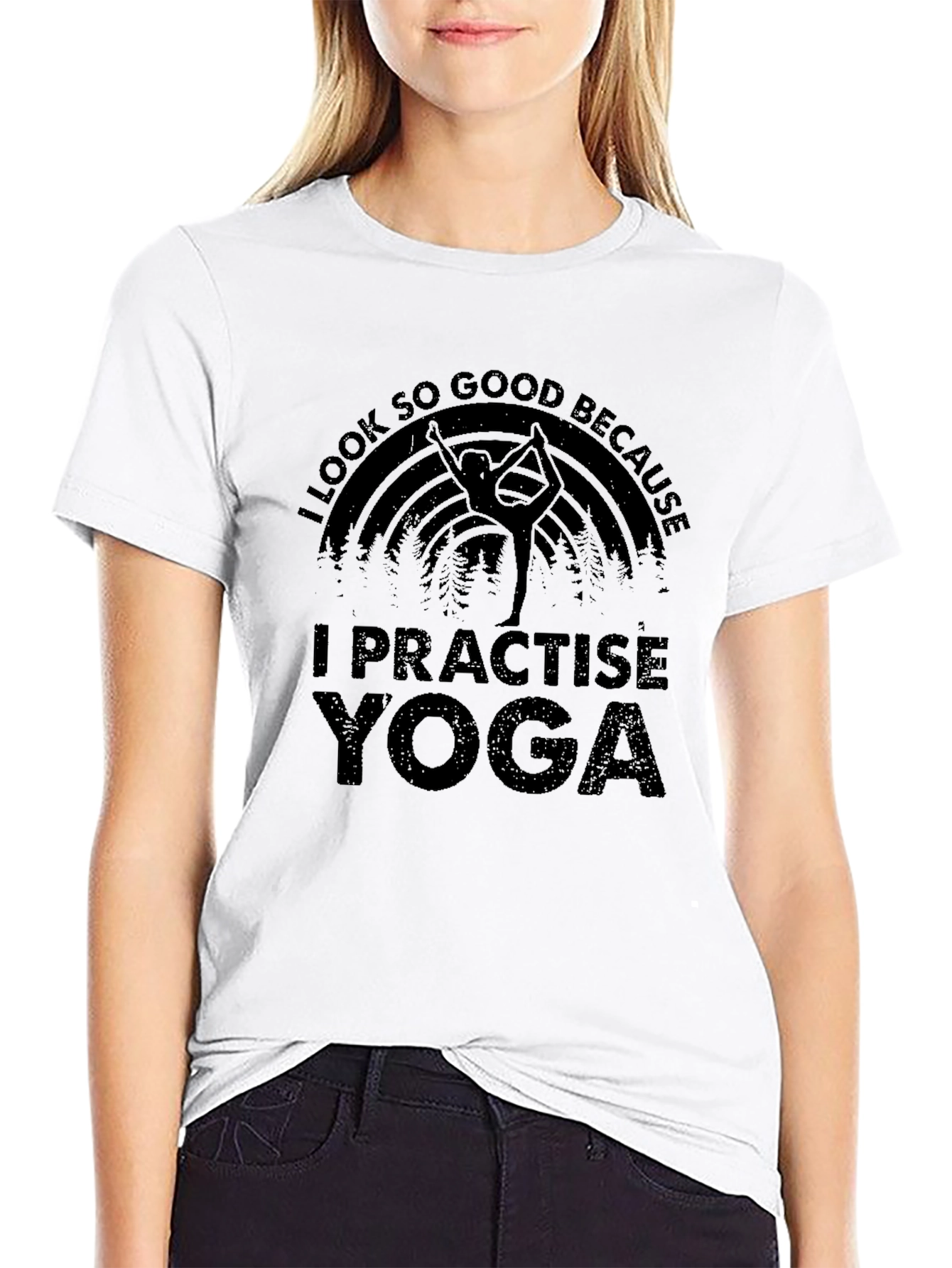 Yoga Practice Graphic T-Shirt