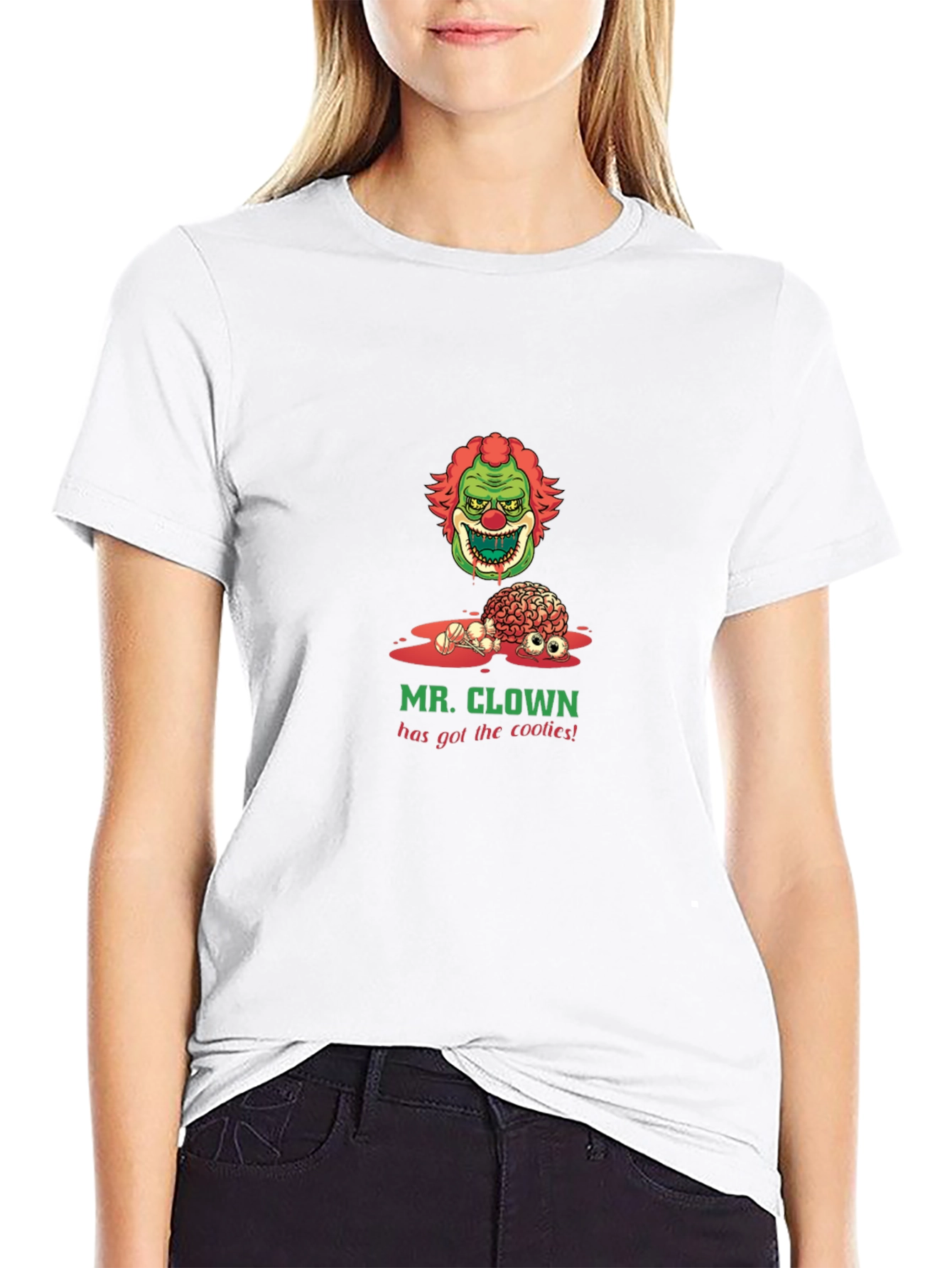 Creepy Clown T-Shirt: Mr. Clown Has Got The Coolies
