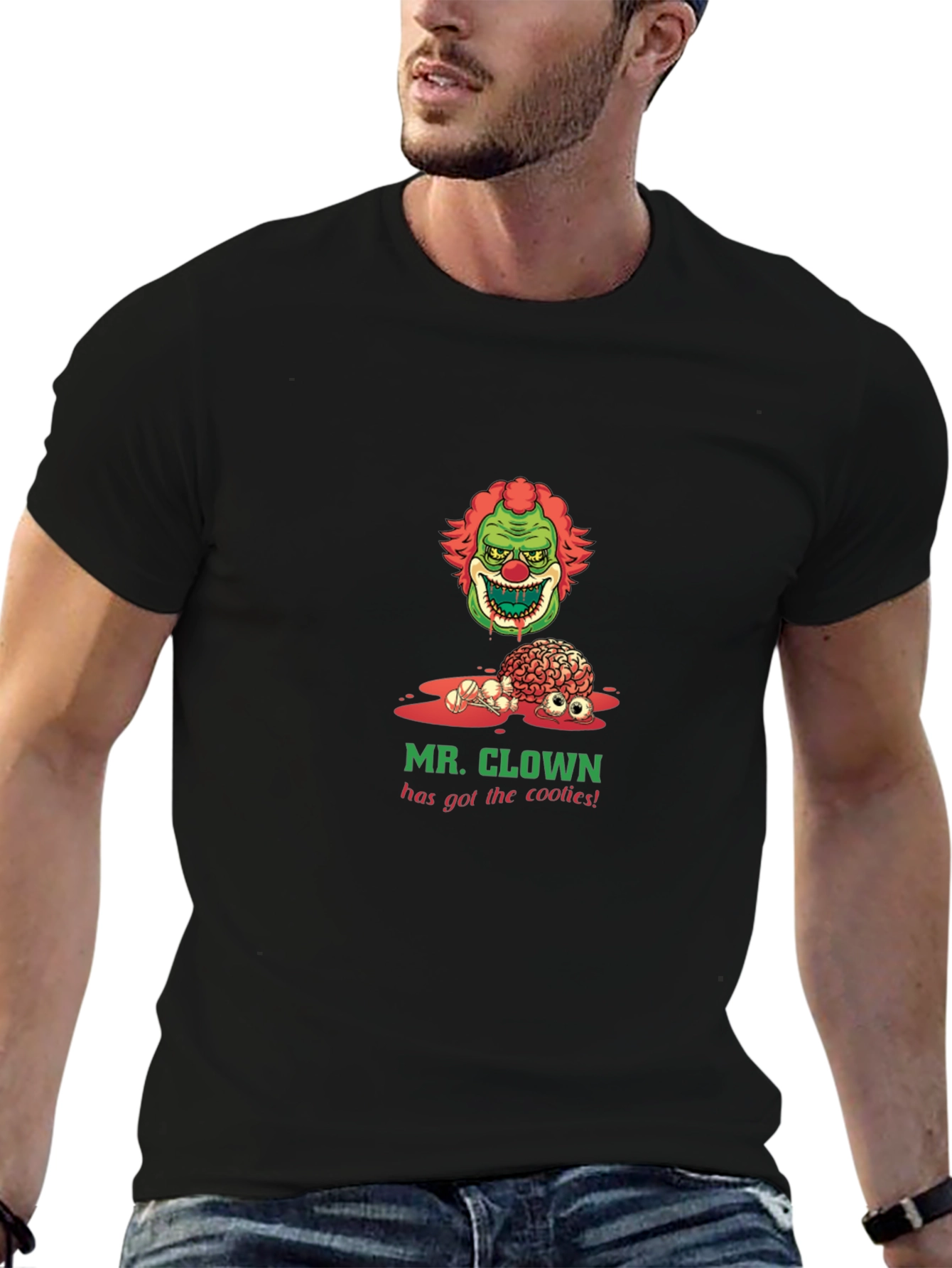 Creepy Clown T-Shirt: Mr. Clown Has Got The Coolies