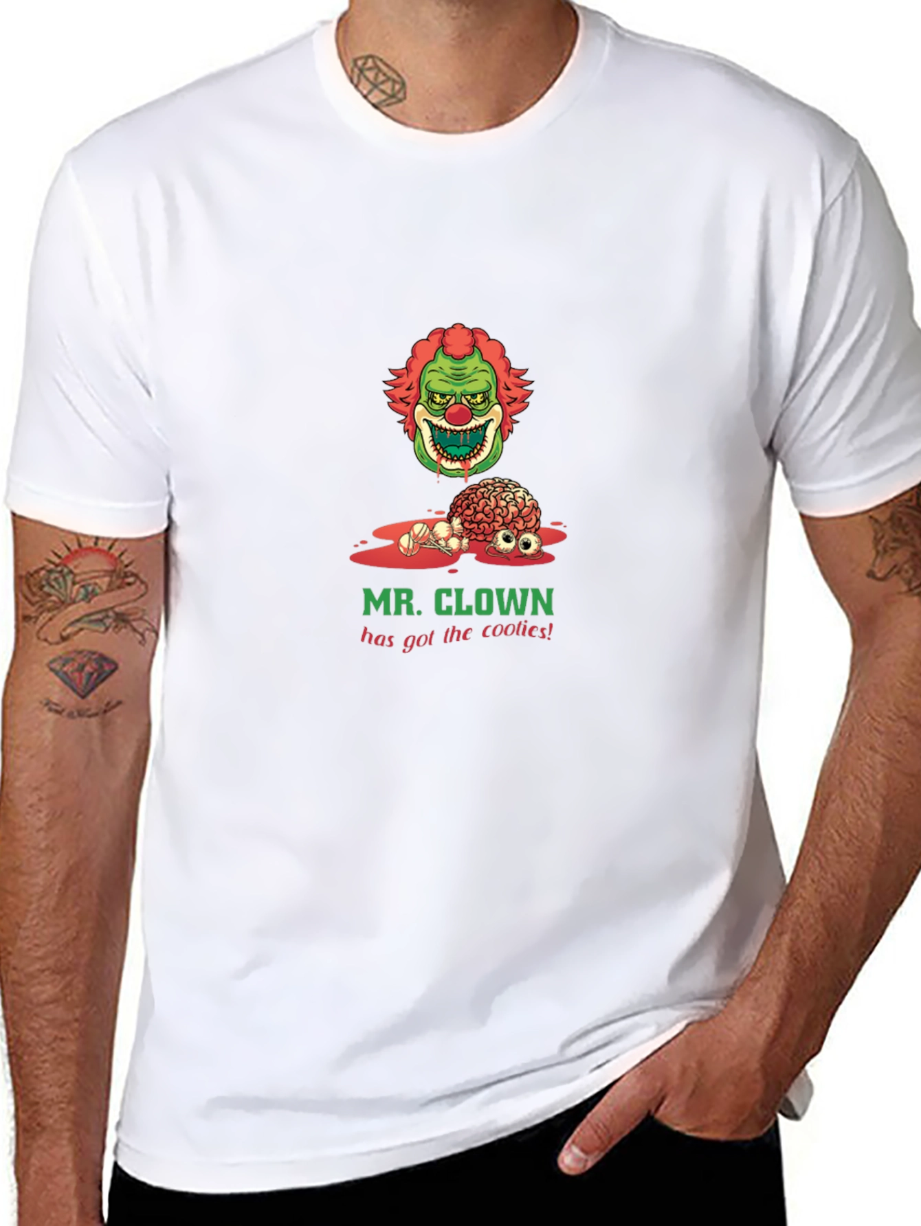Creepy Clown T-Shirt: Mr. Clown Has Got The Coolies