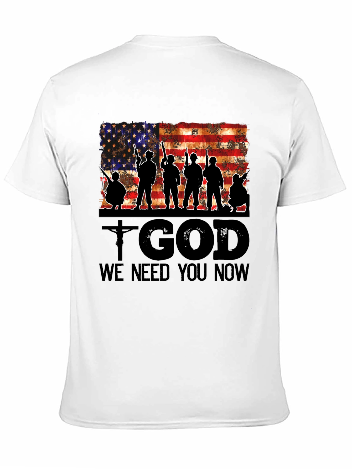 Patriotic T-Shirt - God We Need You Now