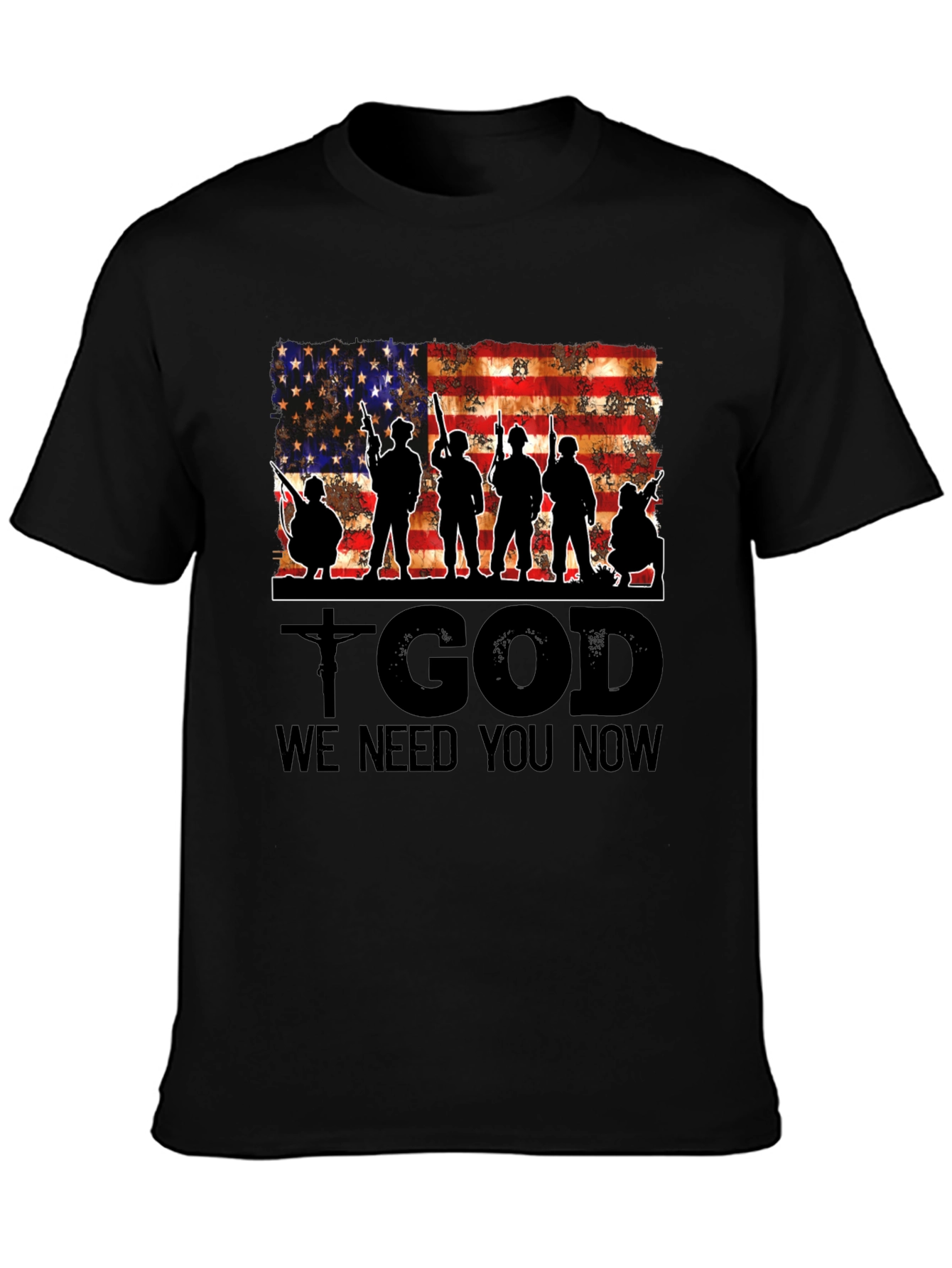 Patriotic T-Shirt - God We Need You Now