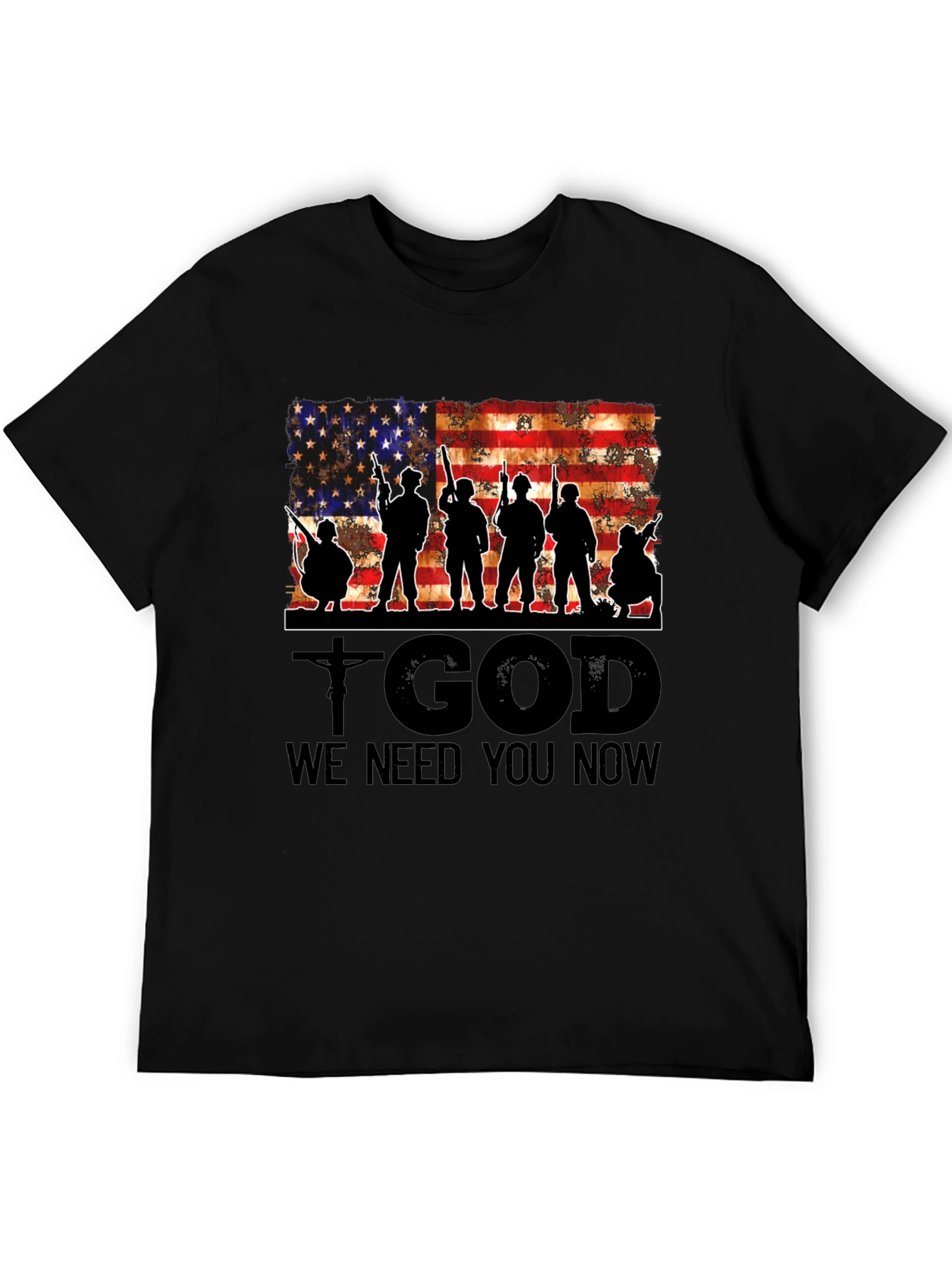 Patriotic T-Shirt - God We Need You Now