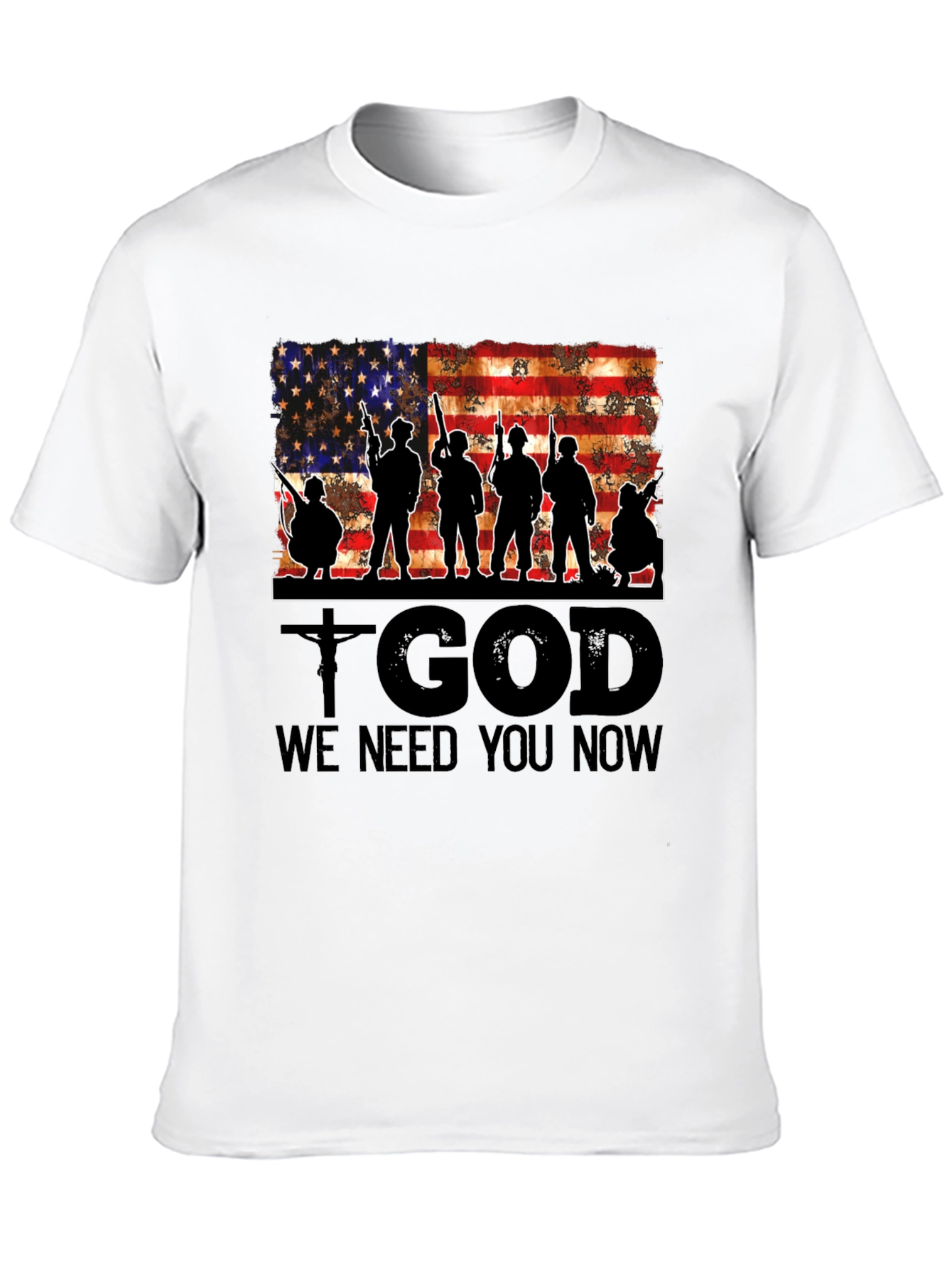 Patriotic T-Shirt - God We Need You Now