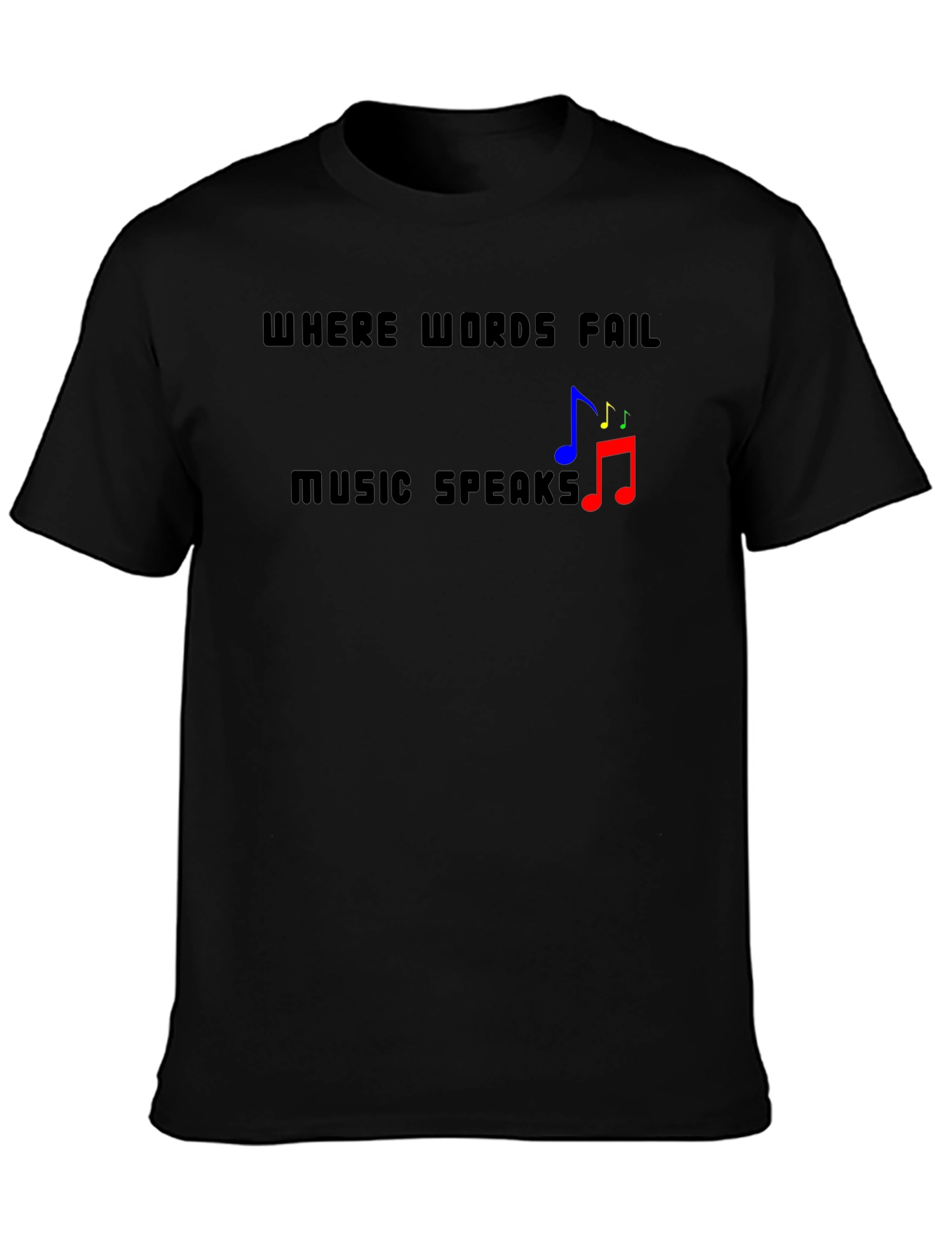 Music Speaks T-Shirt - Stylish Graphic Tee