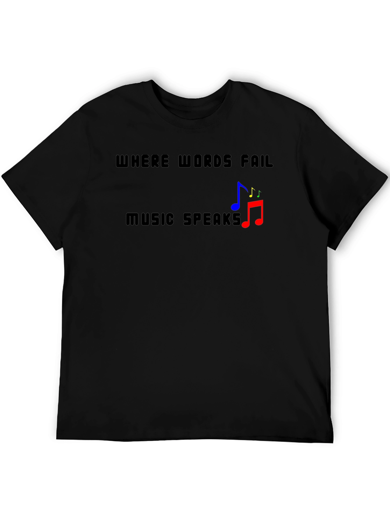 Music Speaks T-Shirt - Stylish Graphic Tee