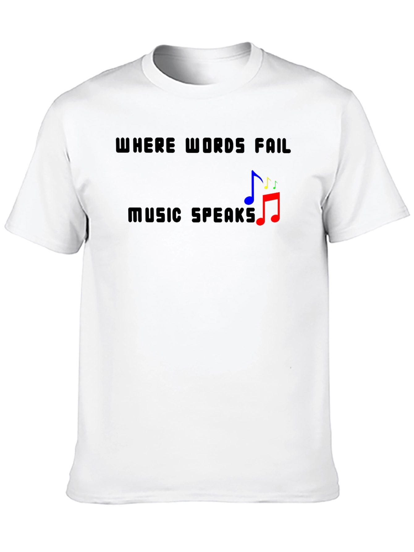 Music Speaks T-Shirt - Stylish Graphic Tee