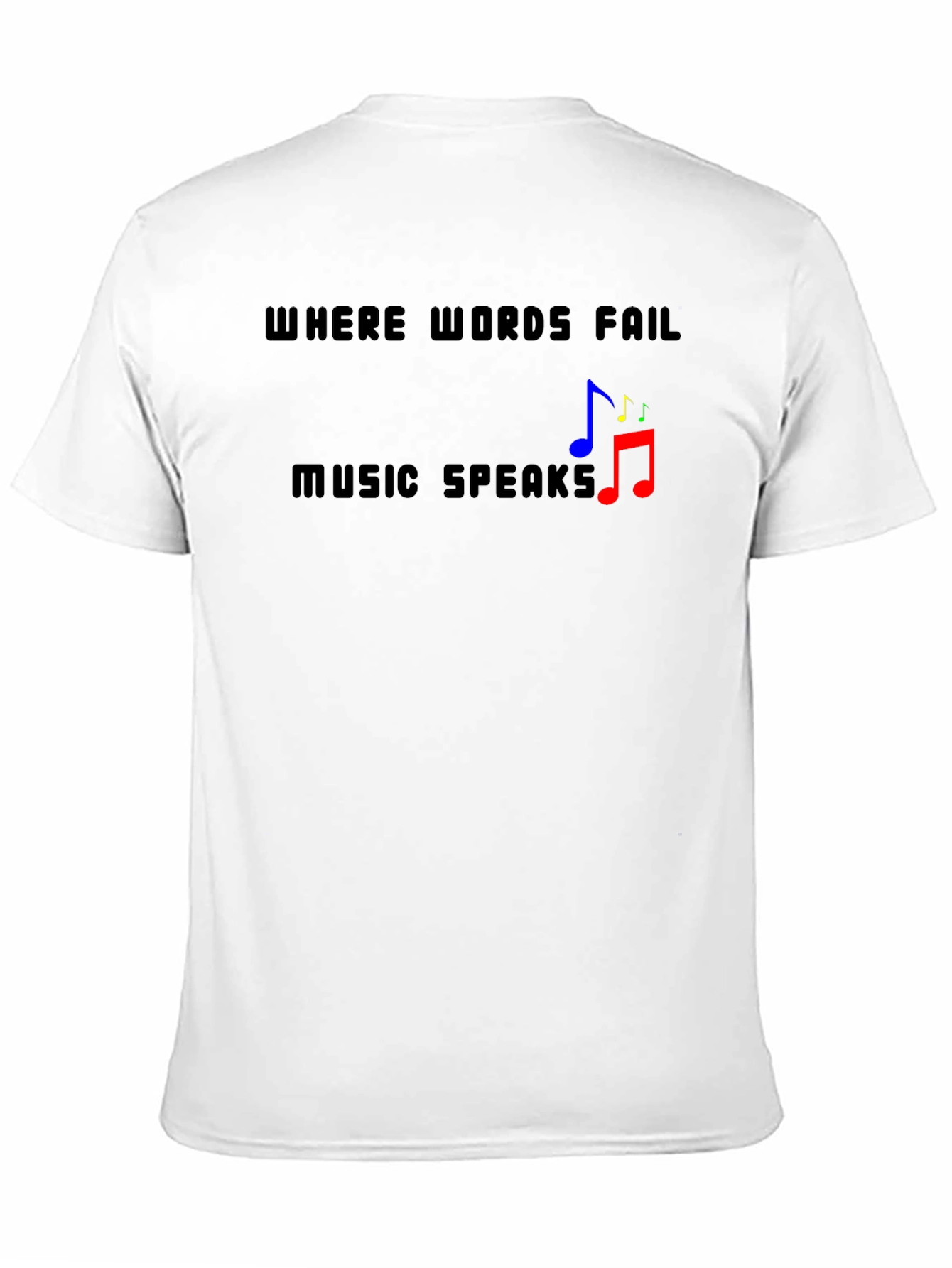 Music Speaks T-Shirt - Stylish Graphic Tee