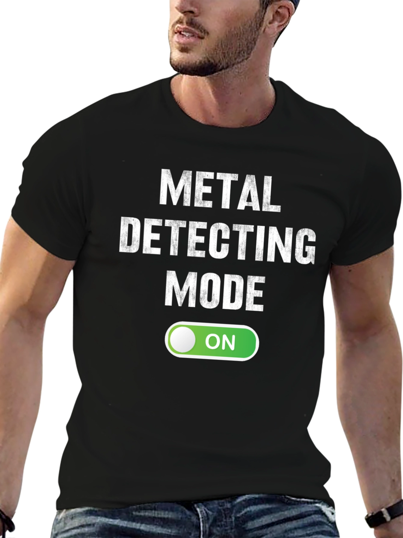 Metal Detecting Mode On T-Shirt