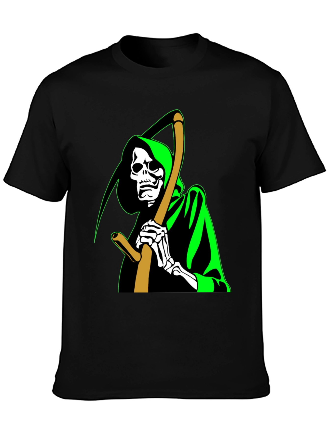 Grim Reaper Graphic T-Shirt - Black
