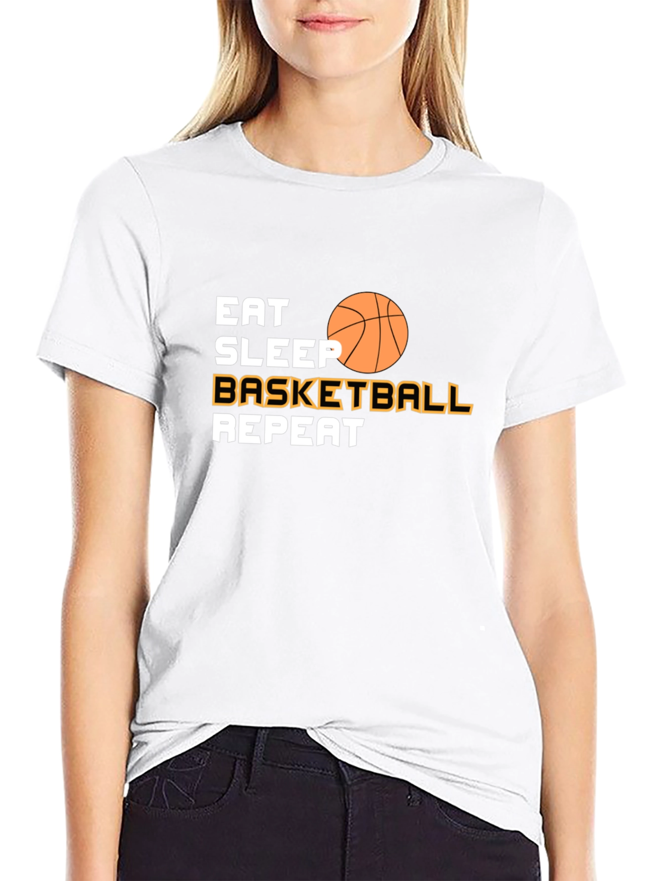 Eat Sleep Basketball Repeat T-Shirt