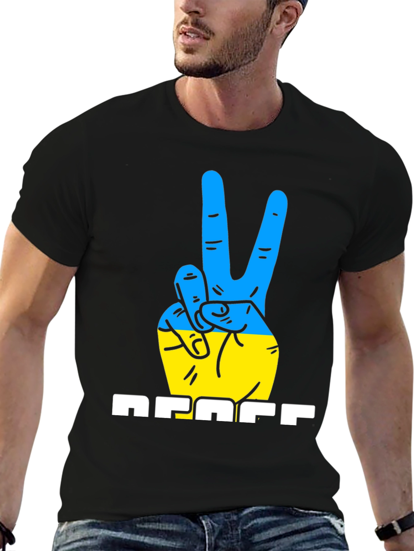 Ukraine Peace Sign T-Shirt