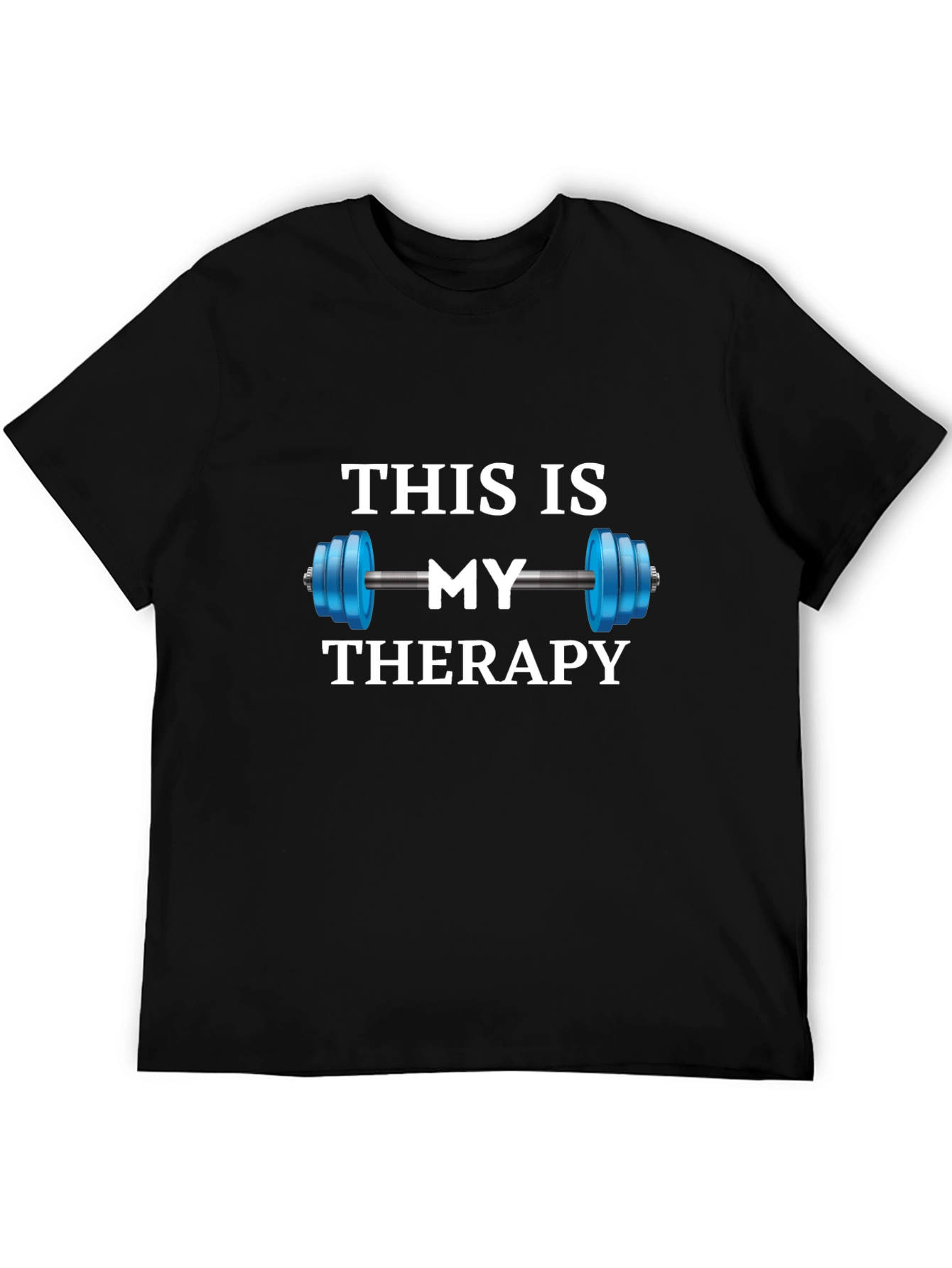 This Is My Therapy Black T-Shirt