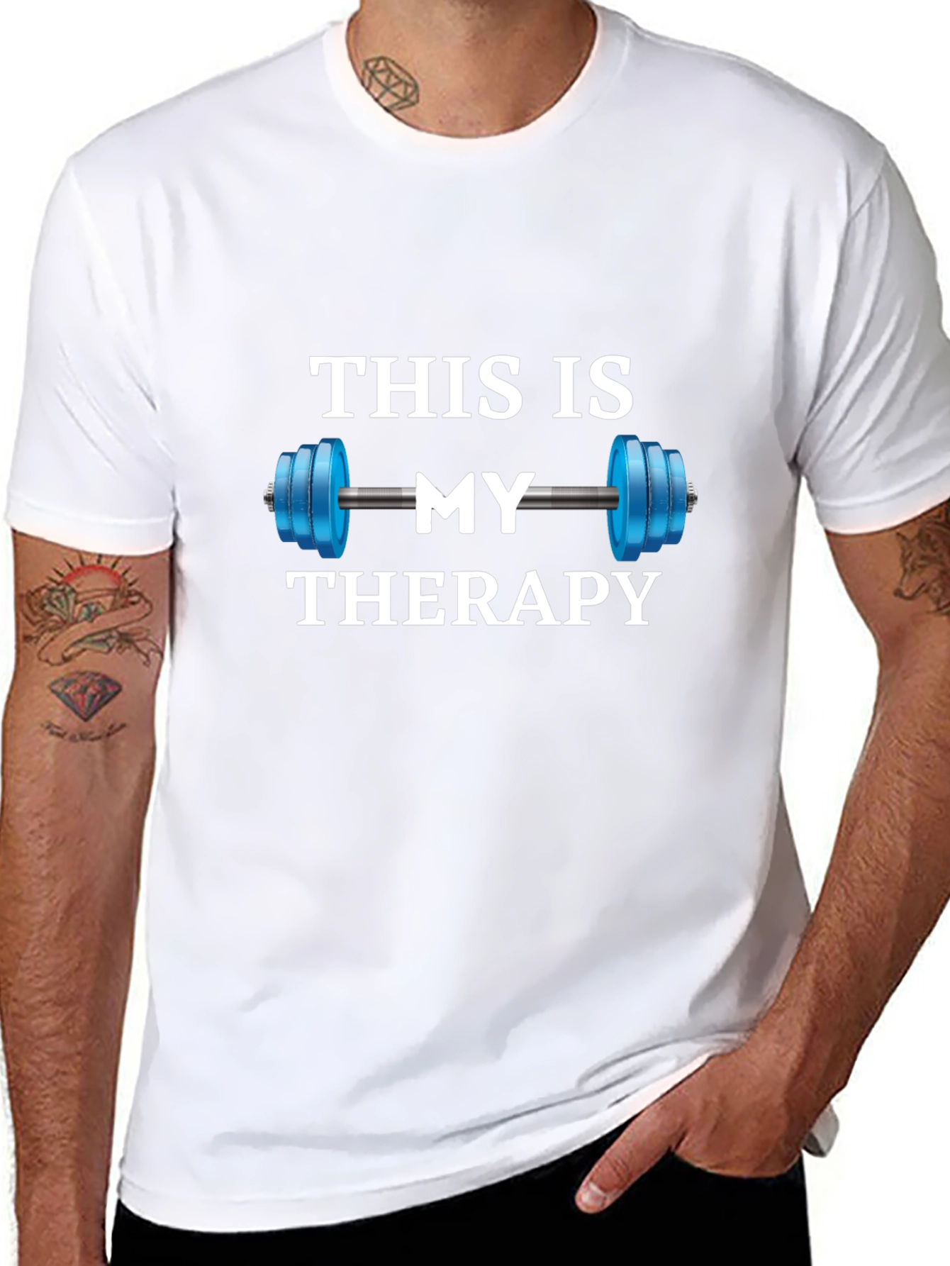 This Is My Therapy Black T-Shirt