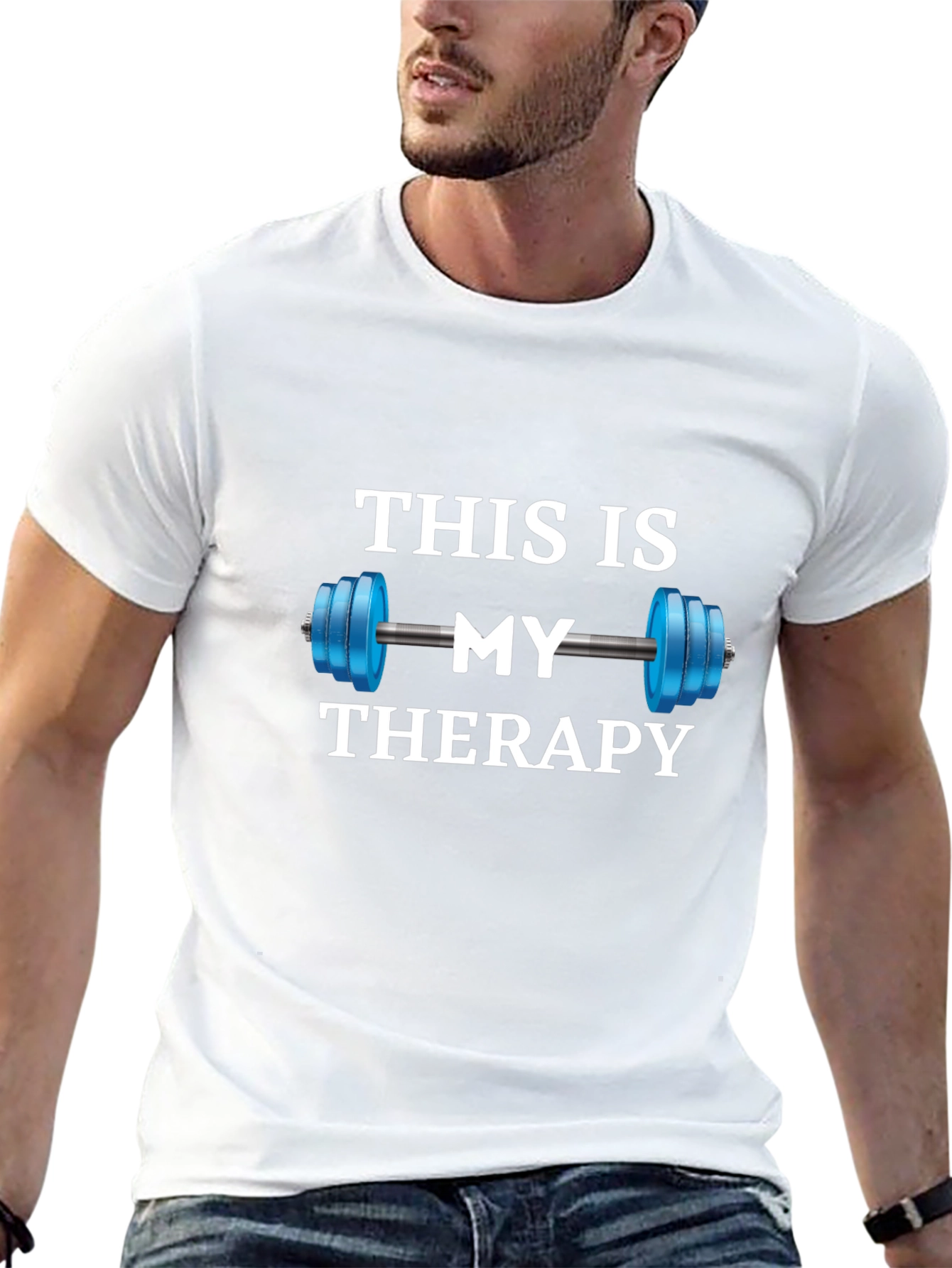 This Is My Therapy Black T-Shirt