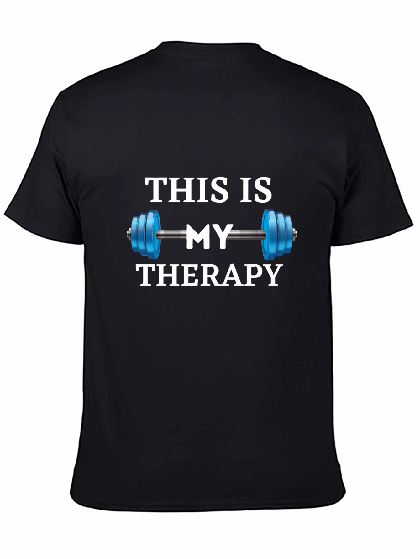 This Is My Therapy Black T-Shirt