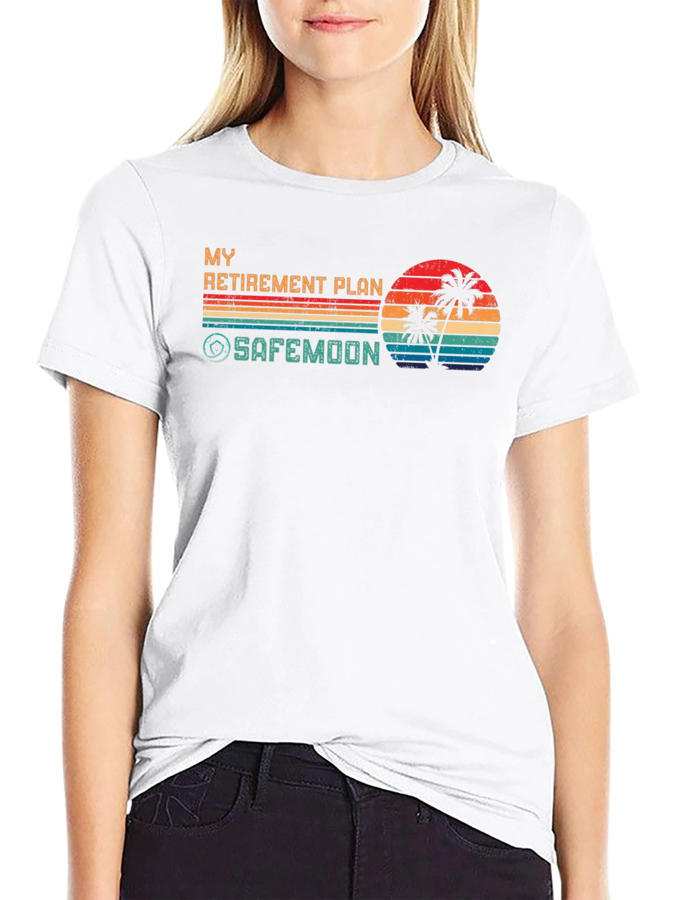 My Retirement Plan Safemoon Black T-Shirt