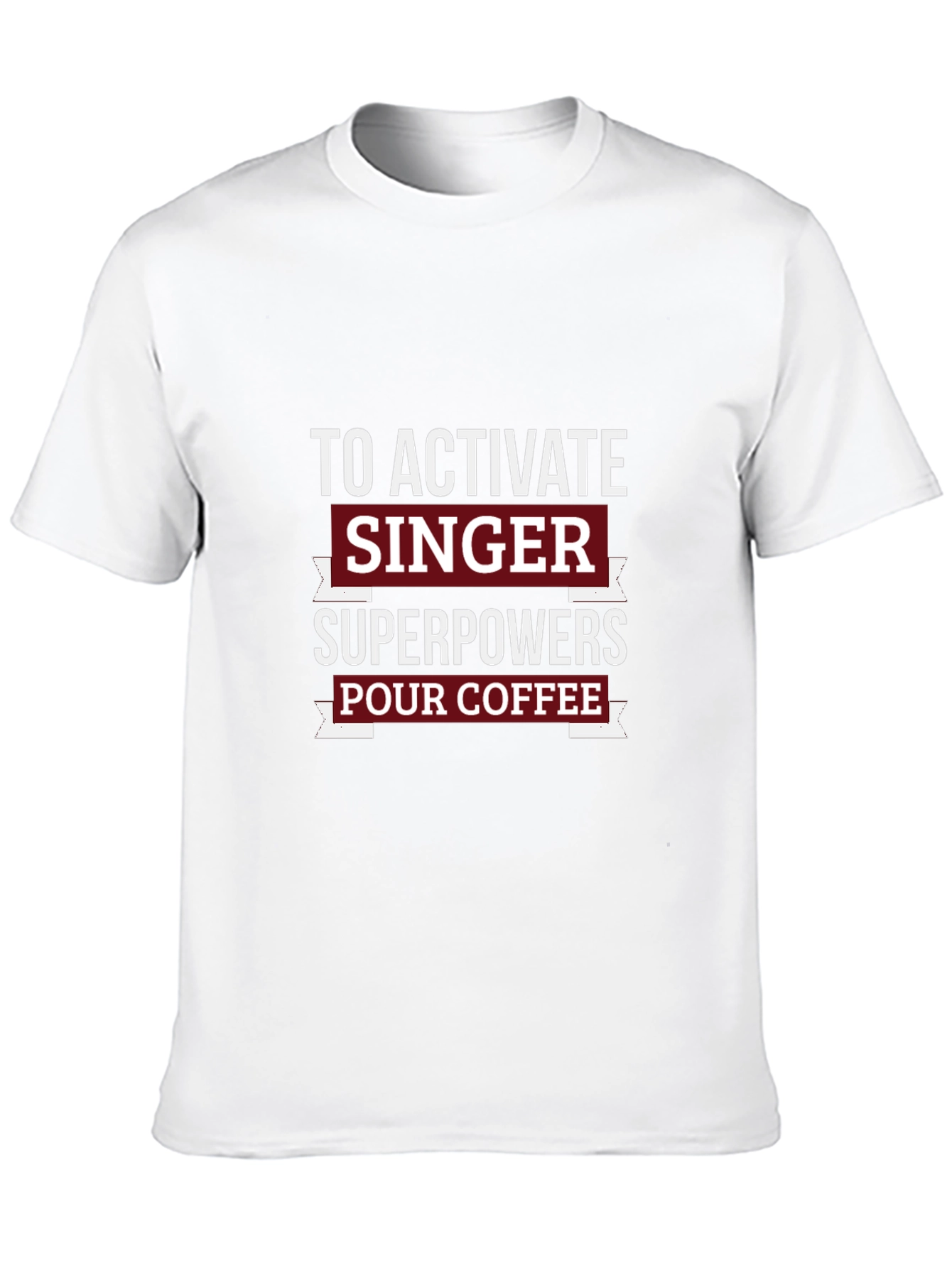 Singer Superpowers Coffee T-Shirt