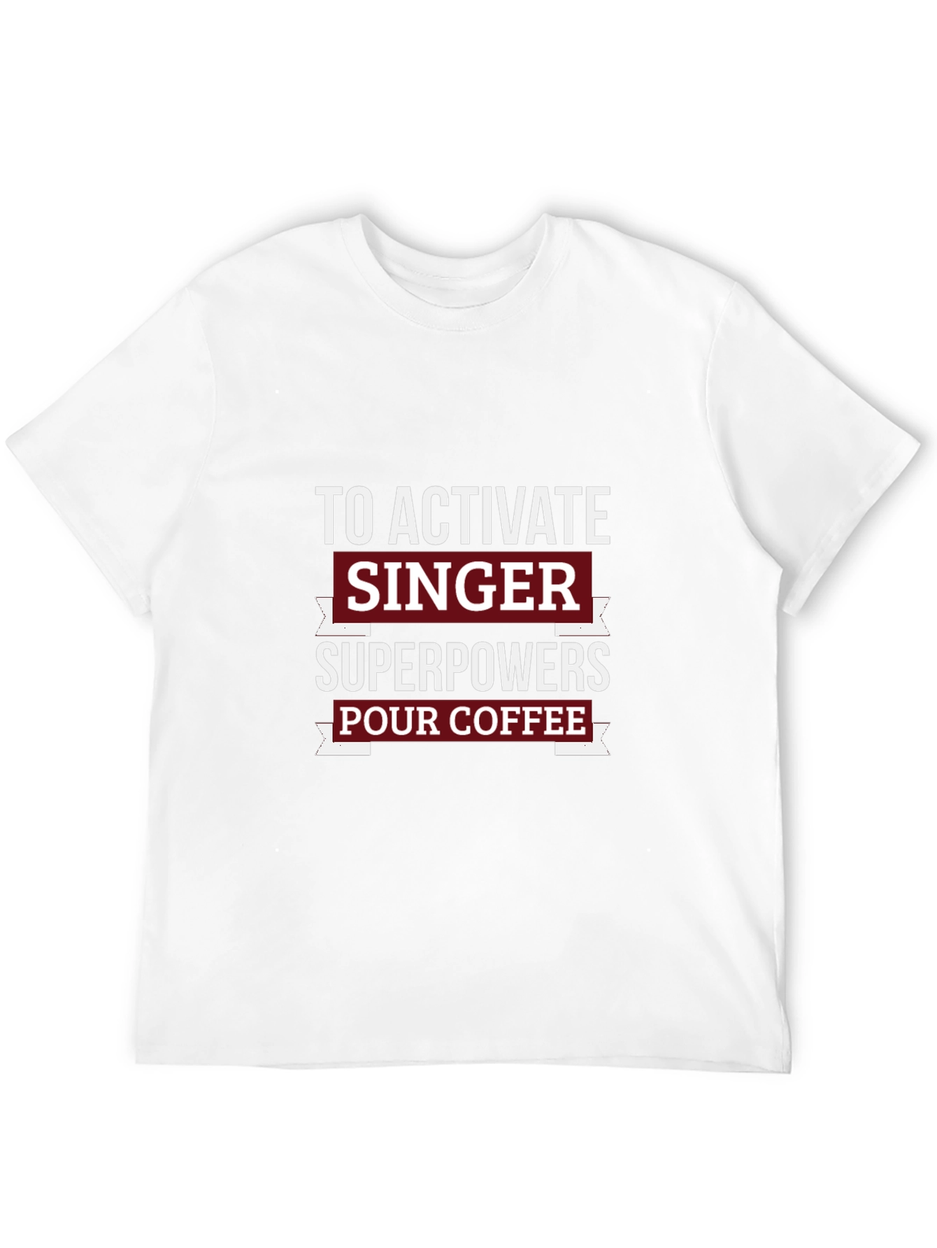 Singer Superpowers Coffee T-Shirt