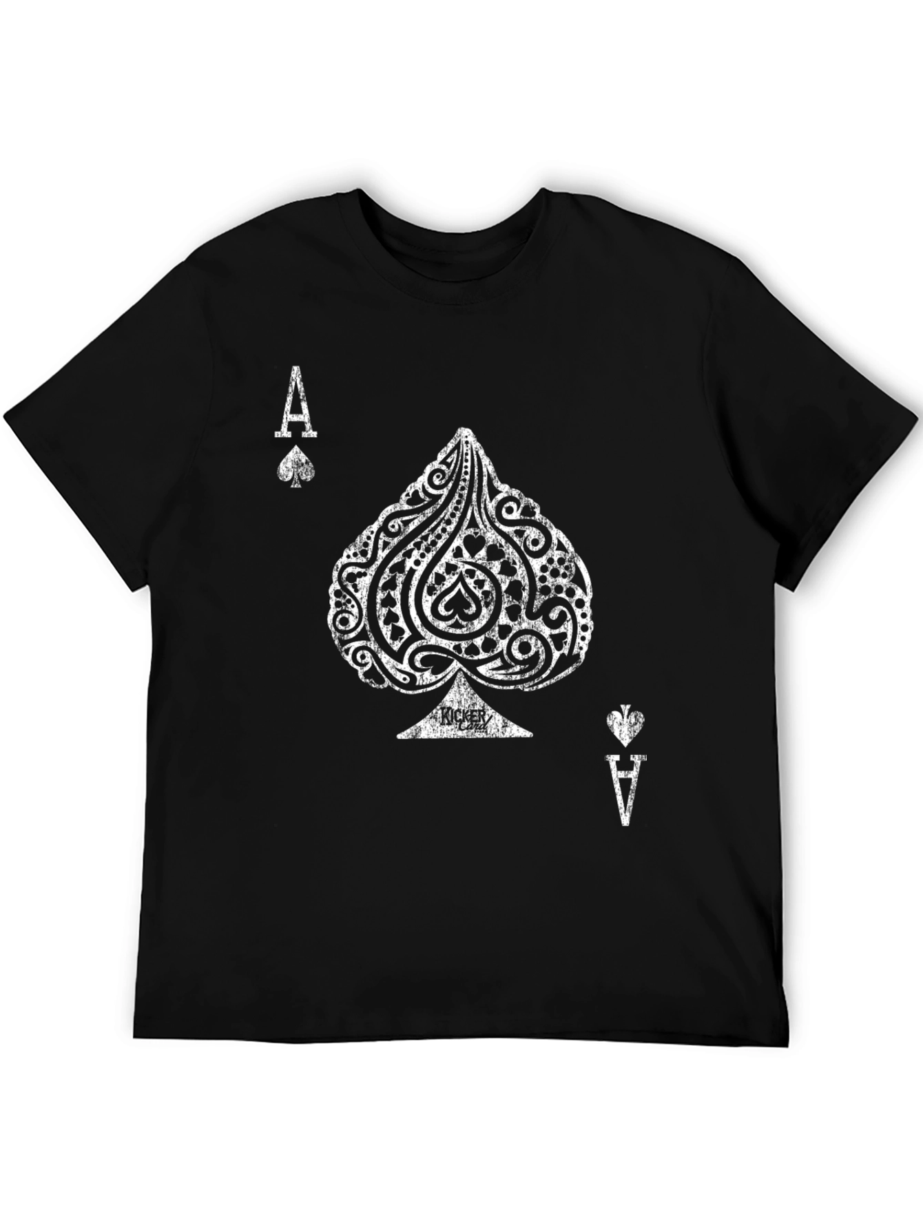 Ace of Spades Graphic T-Shirt - Black