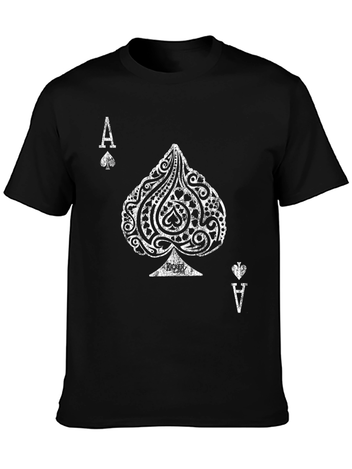 Ace of Spades Graphic T-Shirt - Black