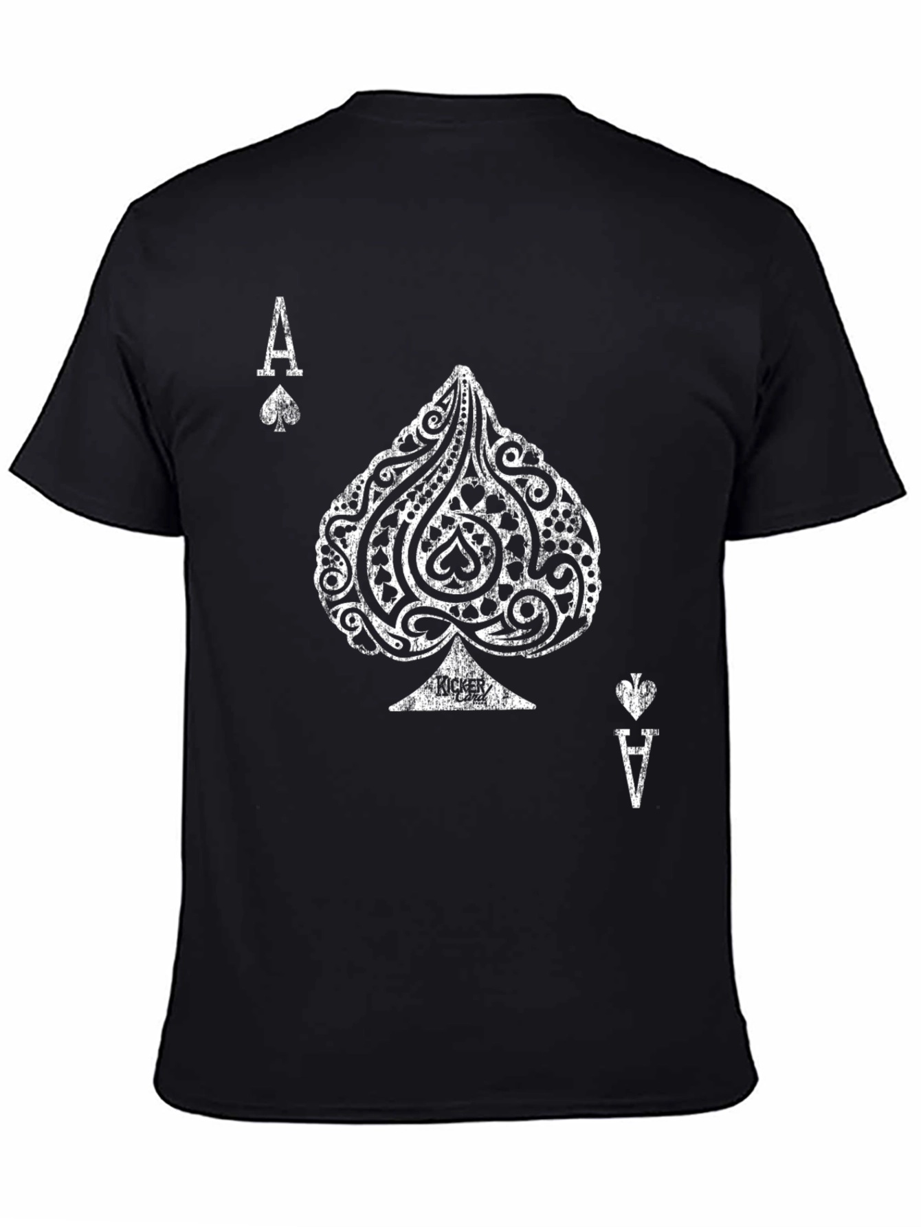 Ace of Spades Graphic T-Shirt - Black