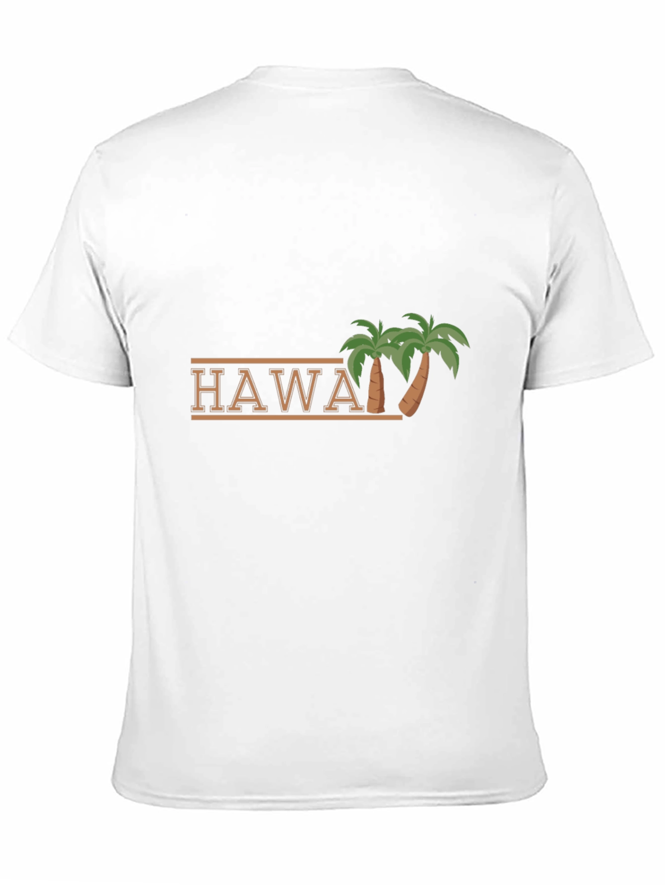 Hawaii Palm Tree Graphic T-Shirt